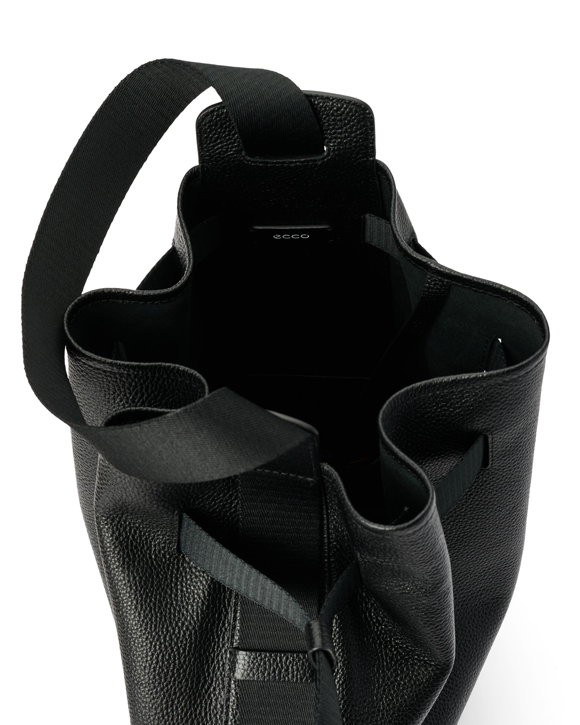 ECCO® Sail Minkšta odinė rankinė - Juoda - Inside