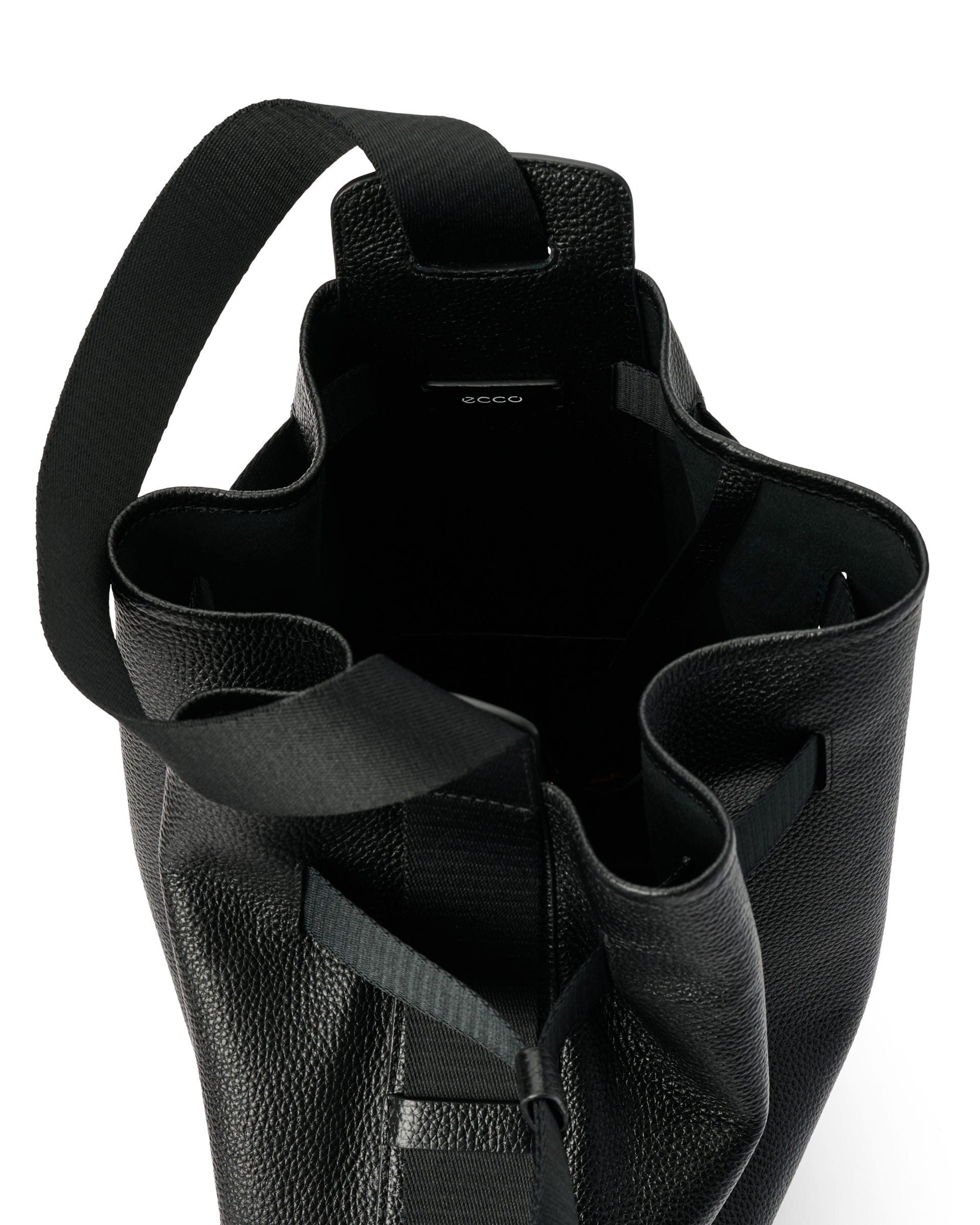 ECCO® Sail Minkšta odinė rankinė - Juoda - Inside