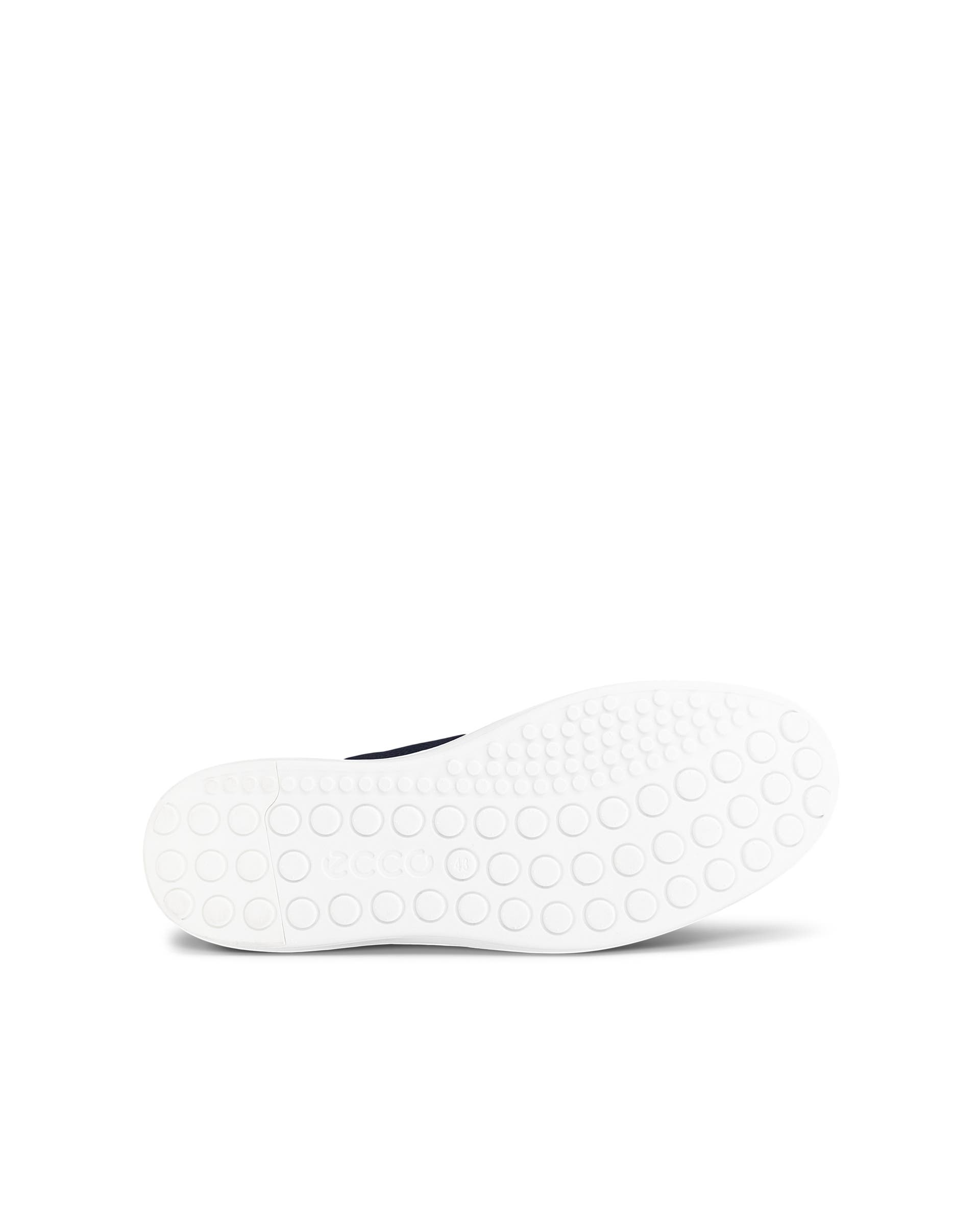 Men's ECCO® Soft 60 Leather Trainer - Blue - Sole