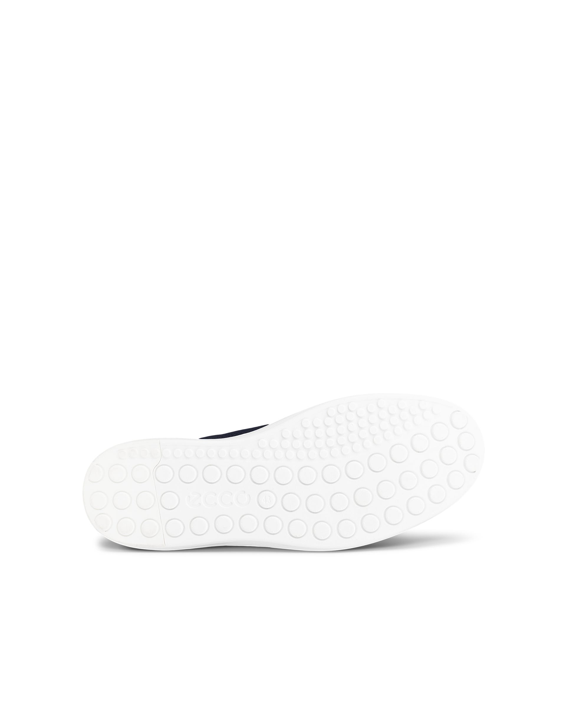 Men's ECCO® Soft 60 Leather Trainer - Blue - Sole