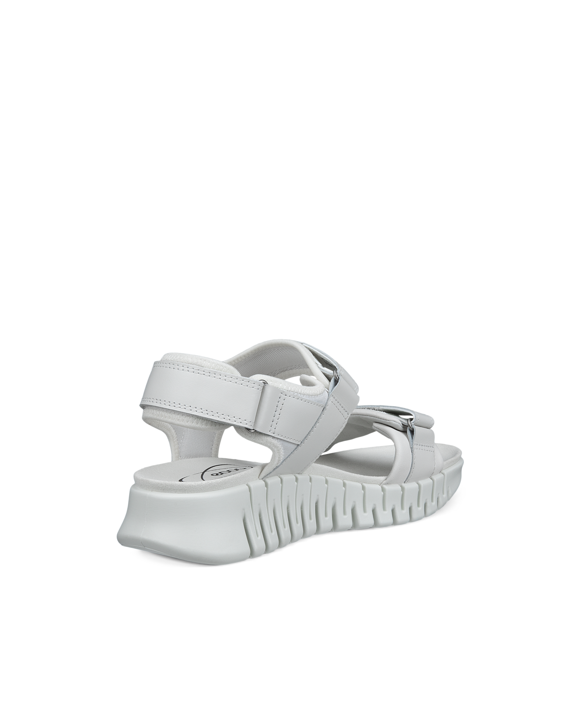ECCO Gruuv ウィメンズ ヌバックヒールサンダル | ホワイト
