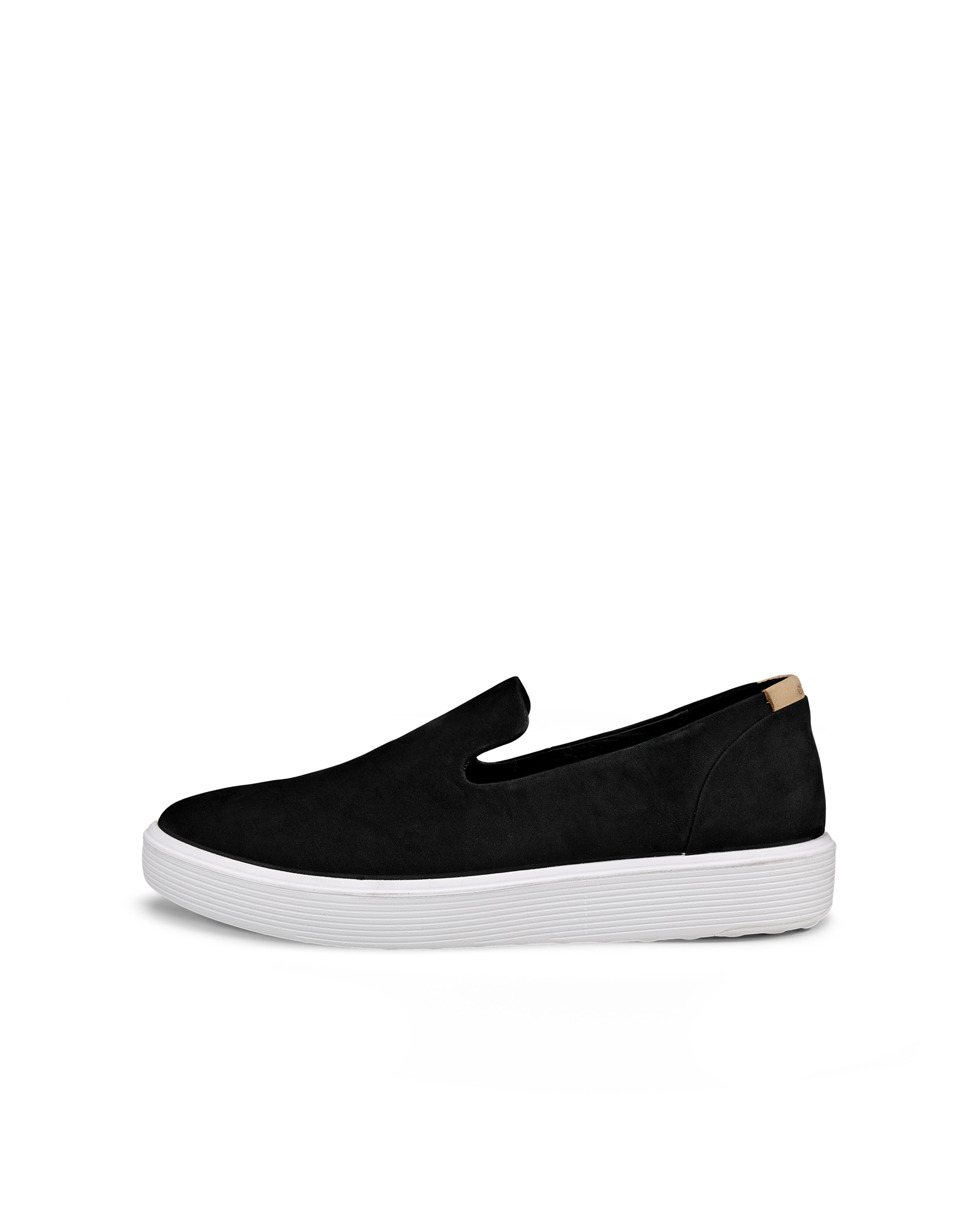 Women's ECCO® Soft 60 Nubuck Slip-On | Black