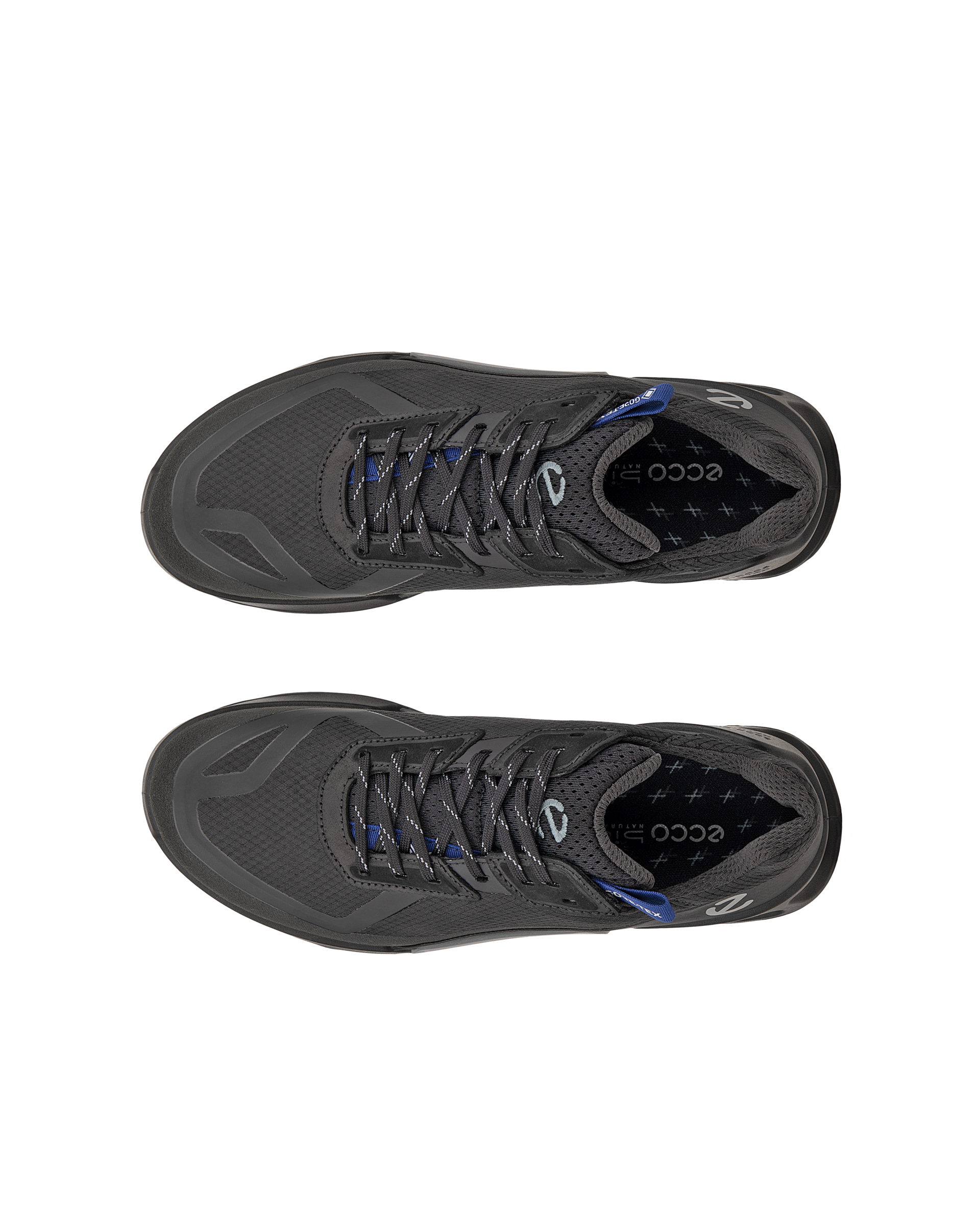 Men's ECCO® Biom 2.1 X Country Textile Gore-Tex Trail Running Shoe - Black - Top left pair