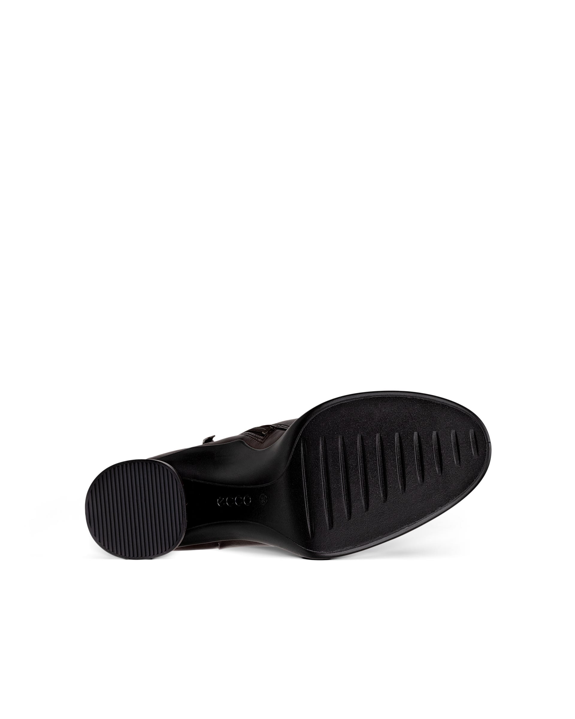 ECCO® SCULPTED LX 55 bottes mi-hautes en cuir pour femme - Marron - Sole