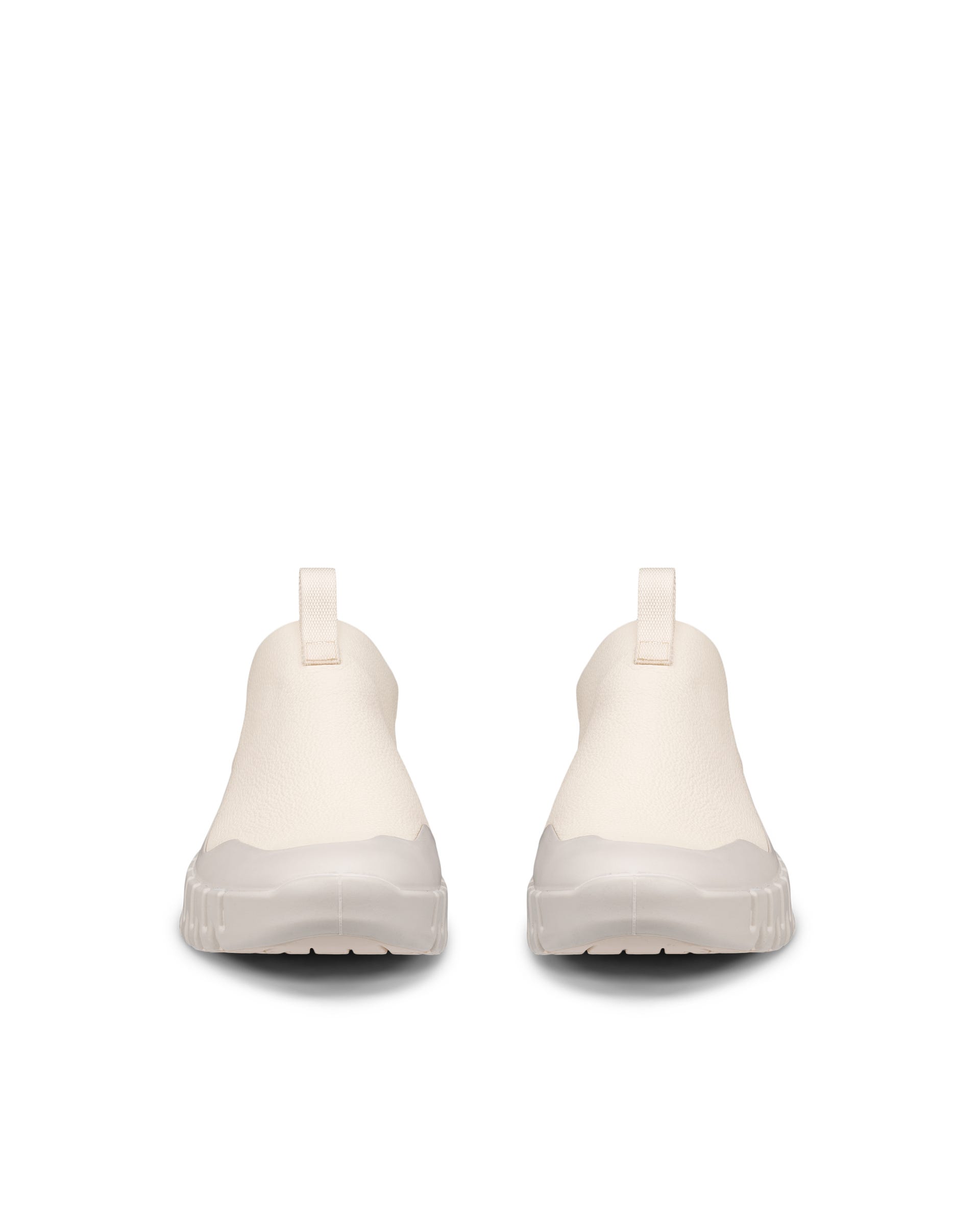 ECCO Gruuv ウィメンズ レザースニーカー - ベージュ - Front pair