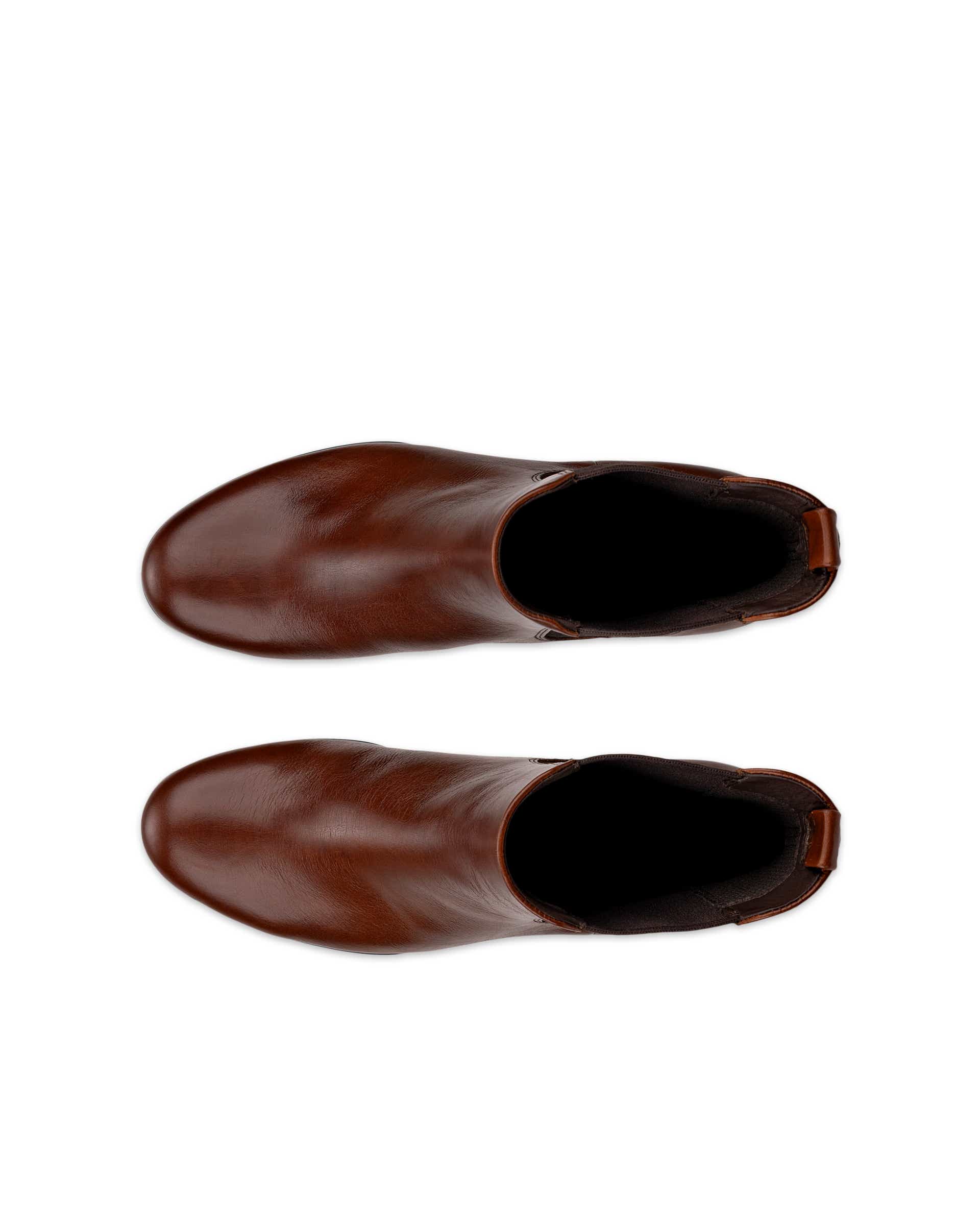 ECCO® DRESS CLASSIC 35 Damen Chelsea Boot aus Leder - Braun - Top left pair