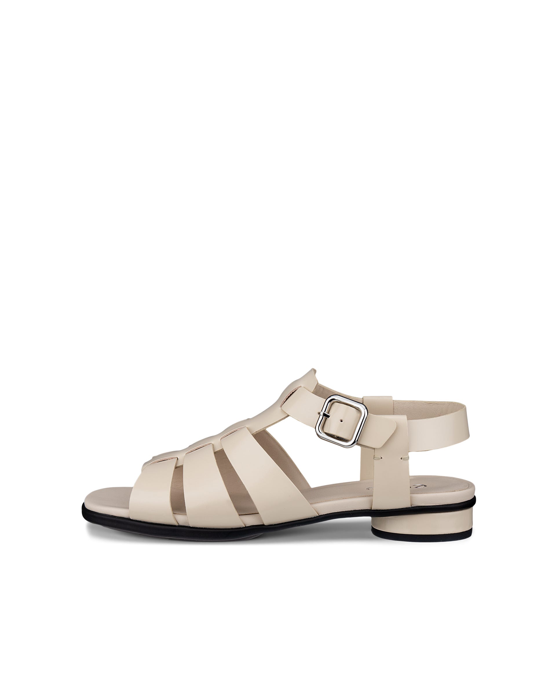 ECCO® Sculpted Alba 25 Damen Ledersandale mit Absatz - Beige - Outside