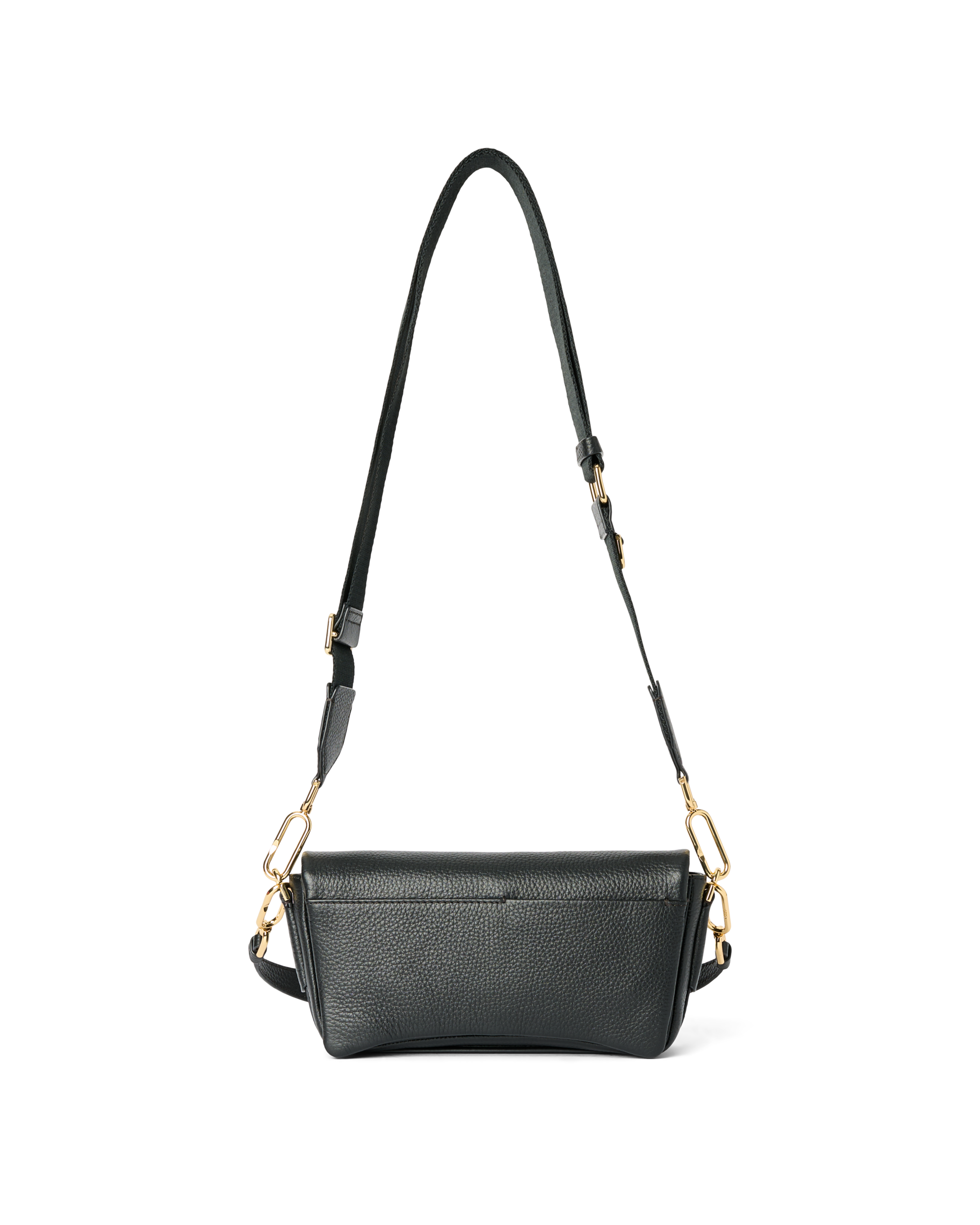 ECCO® Pinch Soft Pebbled Leather Medium Crossbody Bag | Black