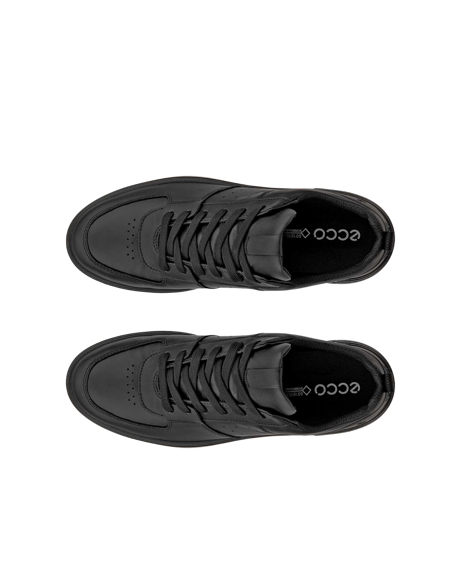 ECCO® Street 720 ženske kožne tenisice Gore-Tex - Crna - Top left pair