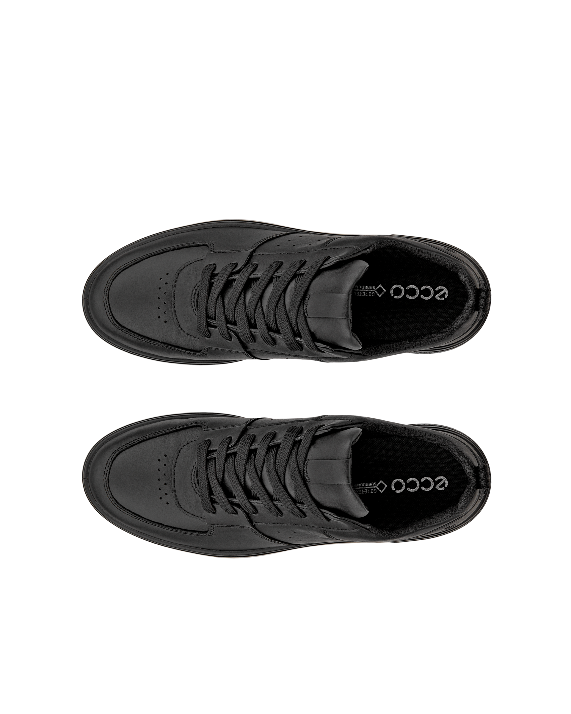 ECCO® Street 720 Gore-Tex sneakers i læder til damer - Sort - Top left pair