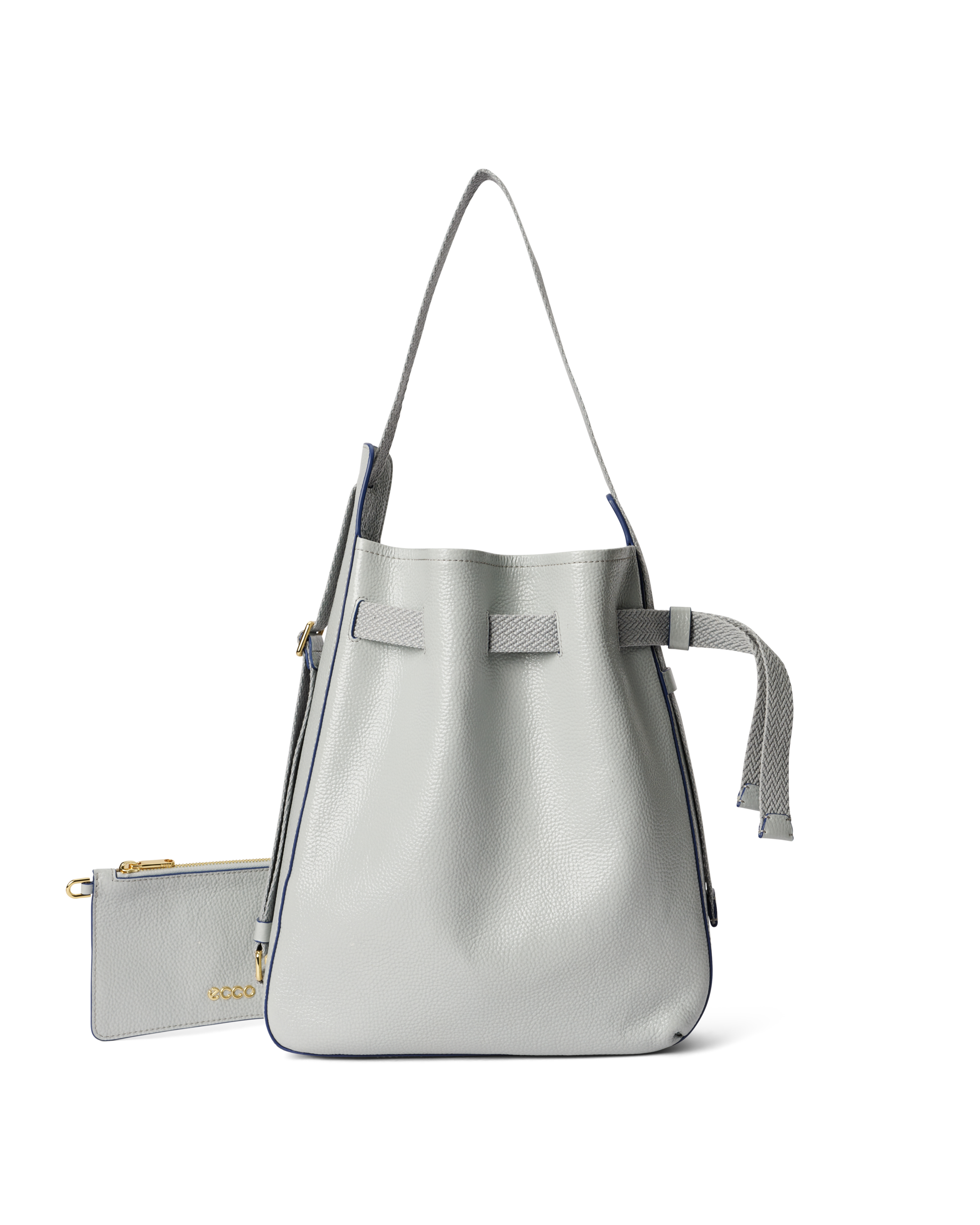 ECCO Sail Medium レザーショルダーバッグ | グレー