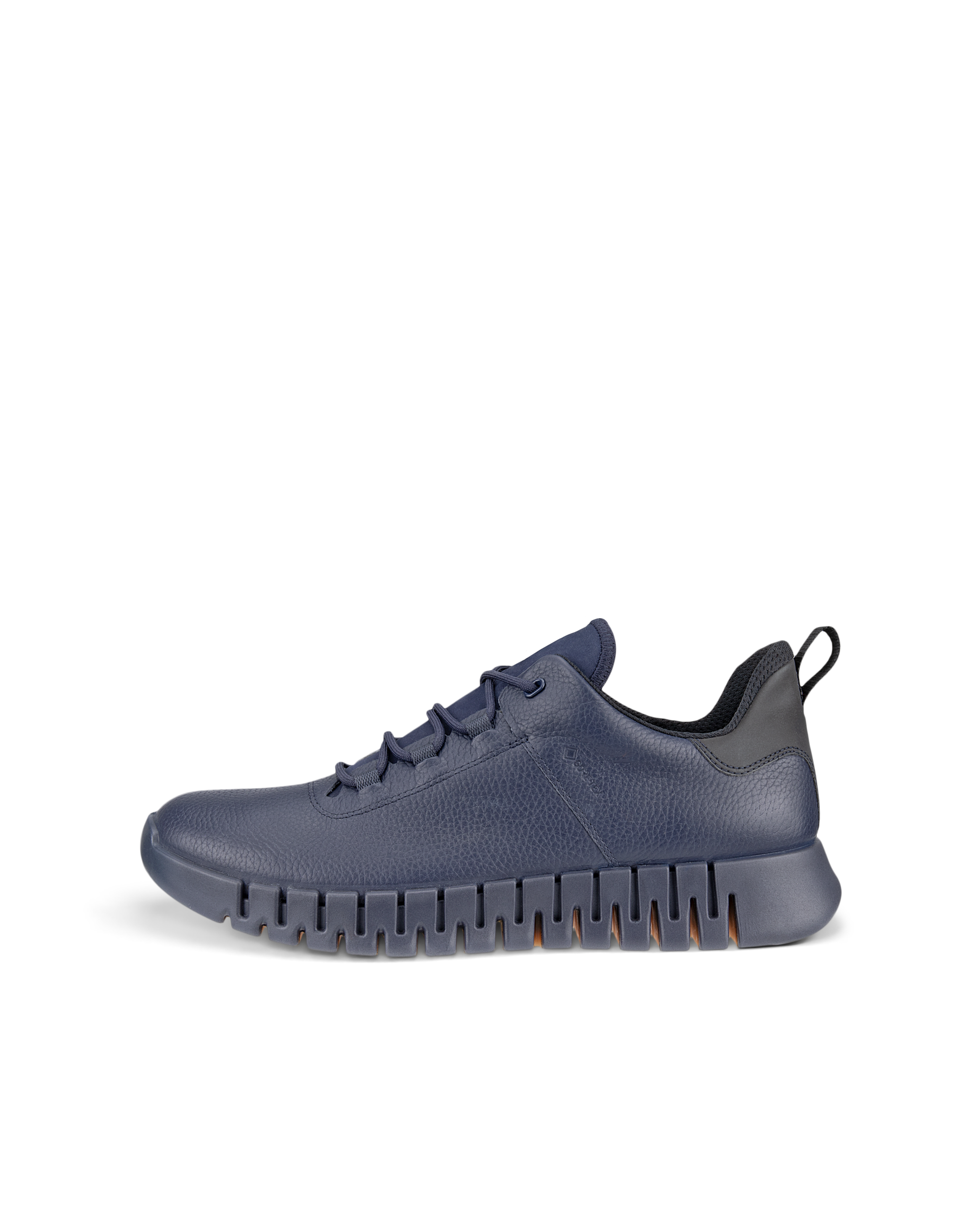 ECCO GRUUV - Men's Leather Gore-Tex Trainer - Blue - 48- Gore-Tex