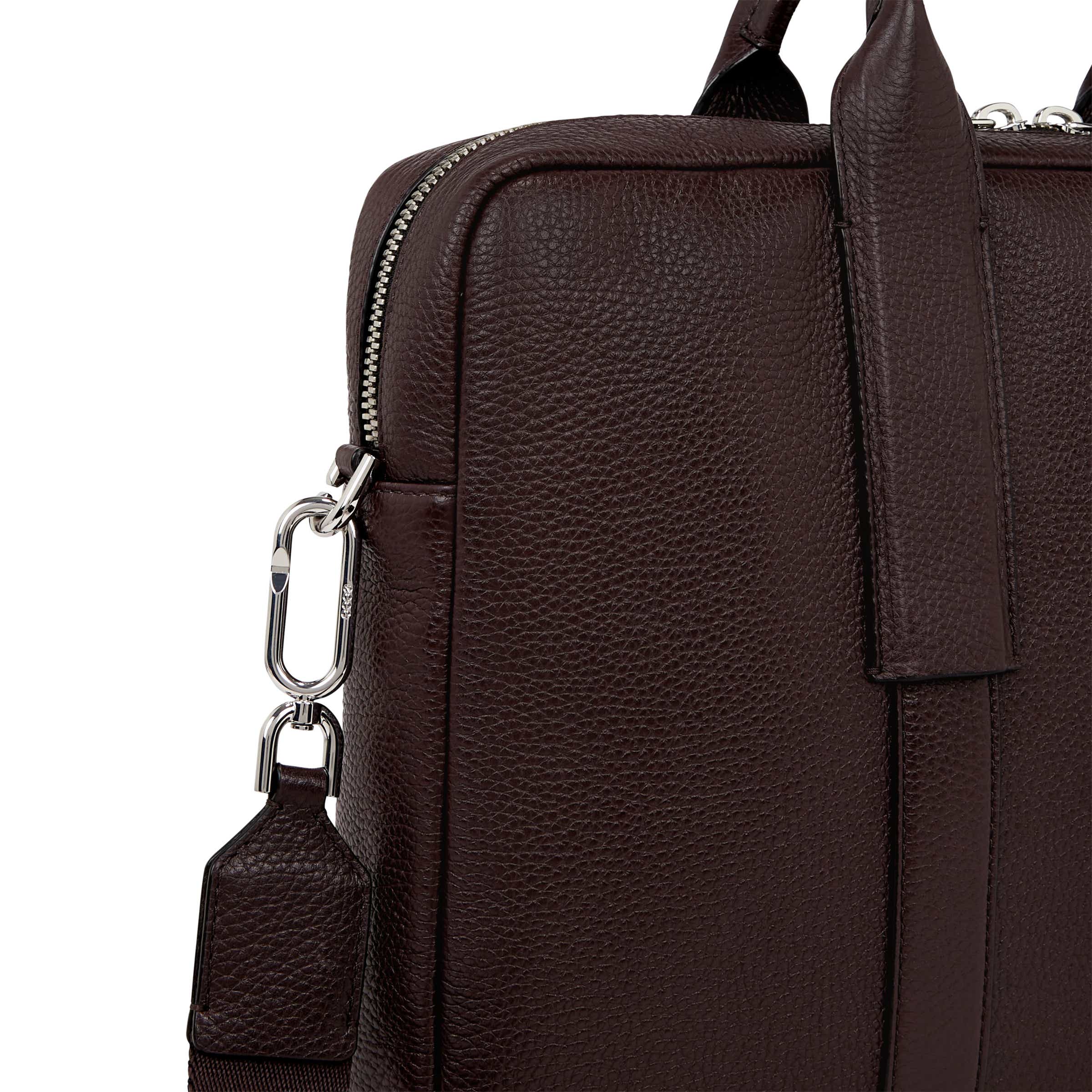 ECCO TEXTUREBLOCK LAPTOP BAG - Brown - Detail-1