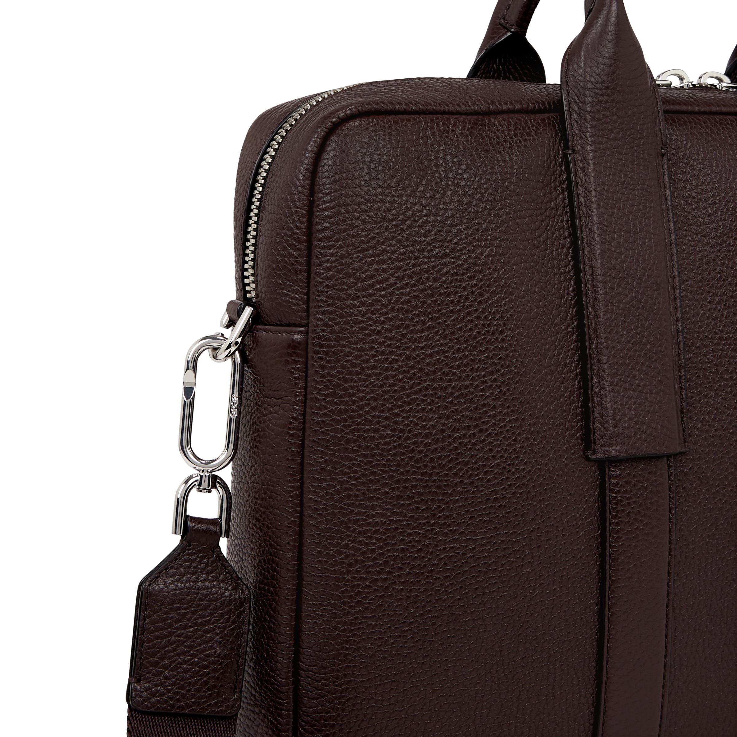 ECCO TEXTUREBLOCK LAPTOP BAG - Brown - Detail-1