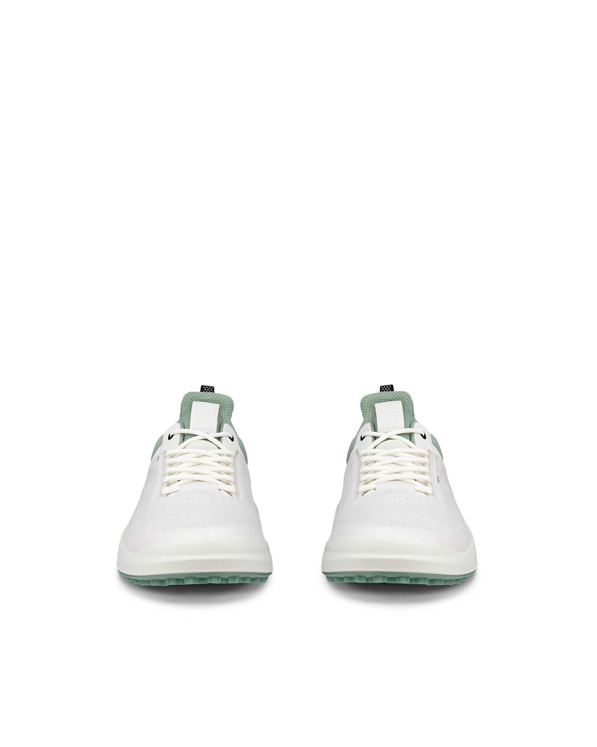 Men's ECCO® Golf Core Leather Shoe - White - Front pair