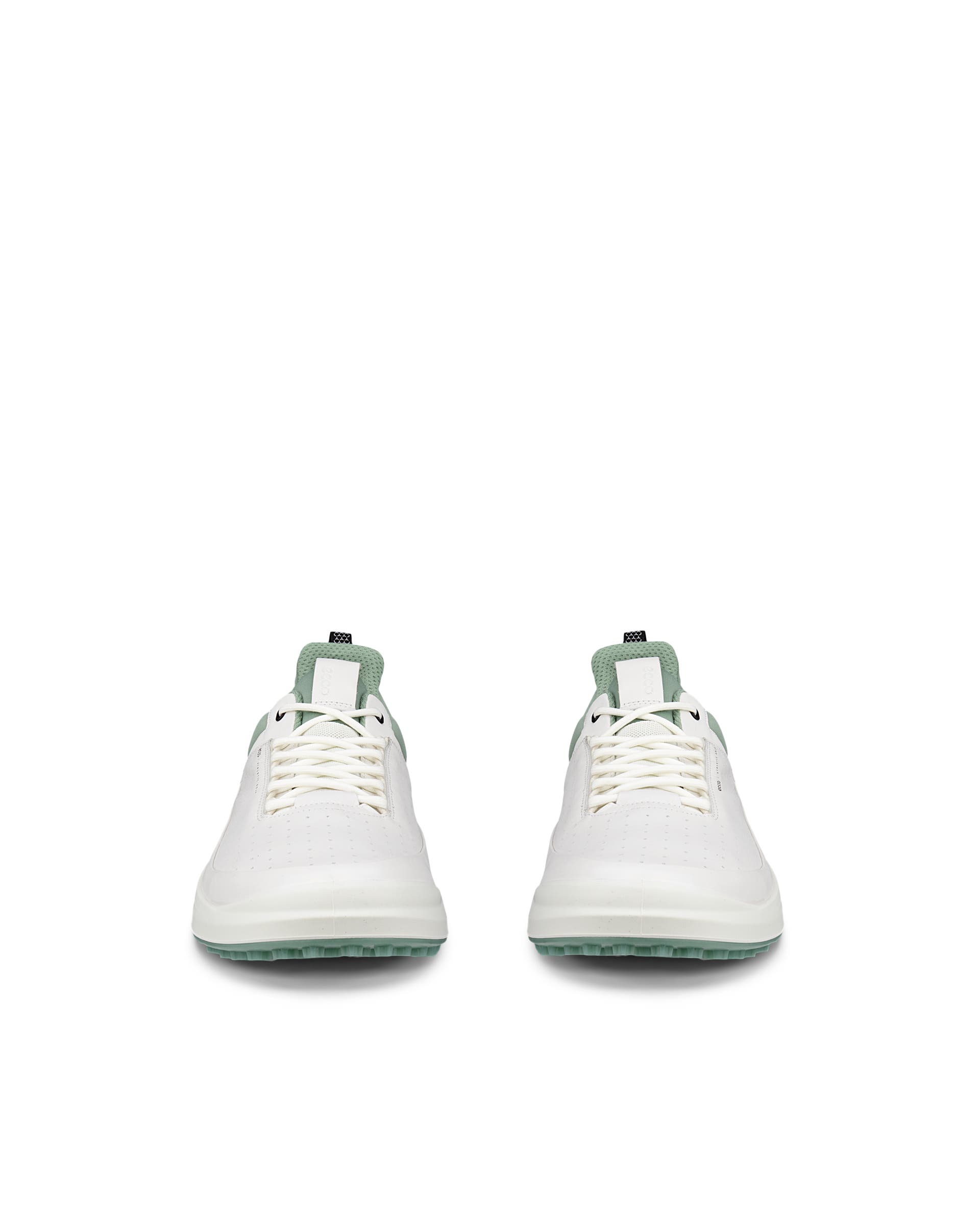 Men's ECCO® Golf Core Leather Shoe - White - Front pair