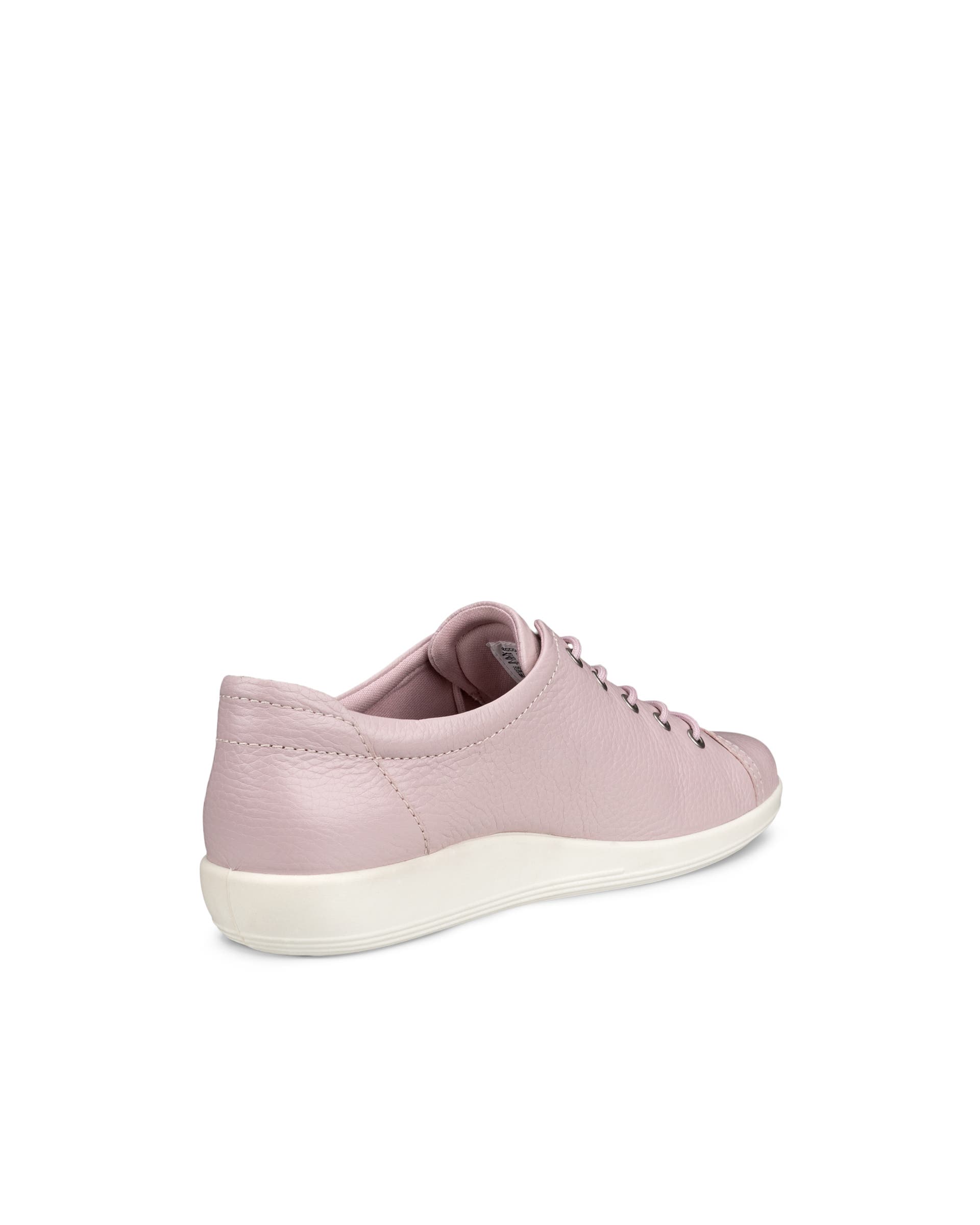 Women's ECCO® Soft 2.0 Leather Walking Shoe - Pink - Back