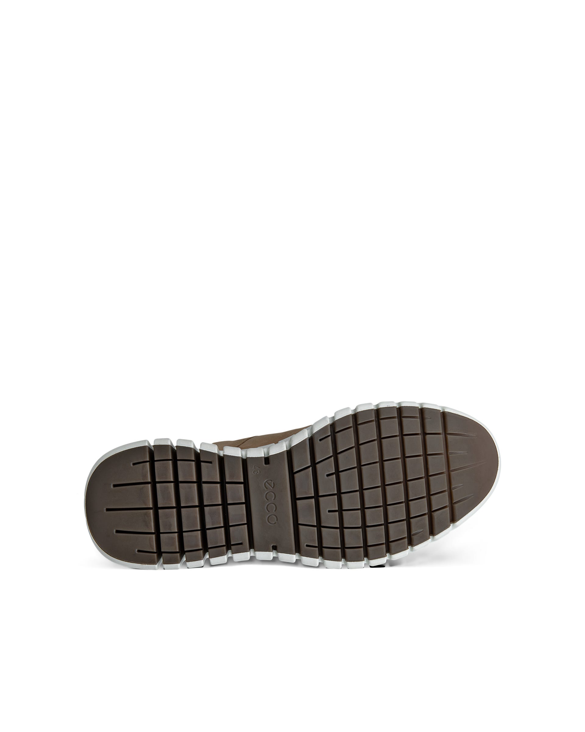 Pánské nubukové tenisky ECCO® GRUUV - Hnědá - Sole