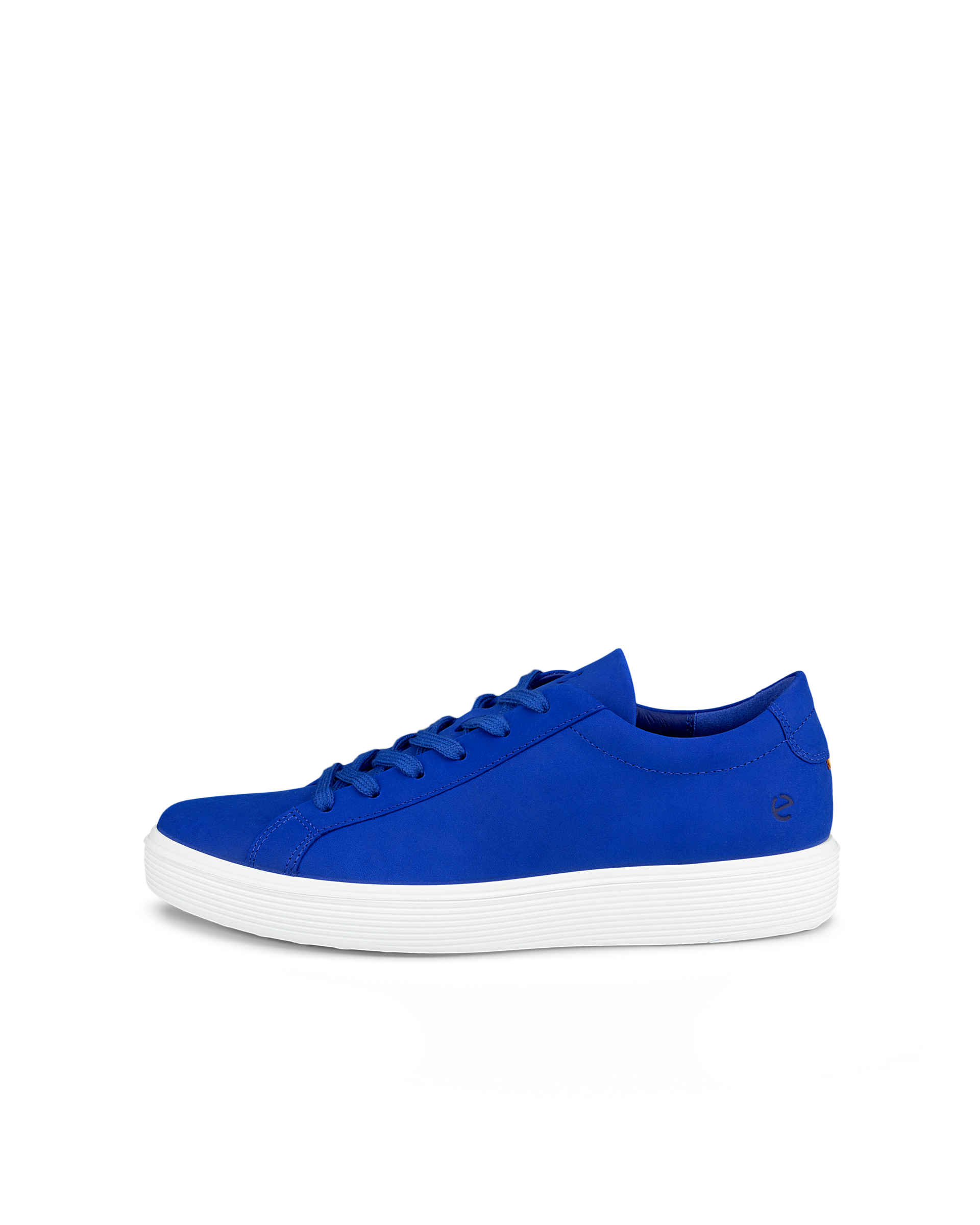 ECCO® Soft 60 baskets en cuir pour homme - Bleu - Outside