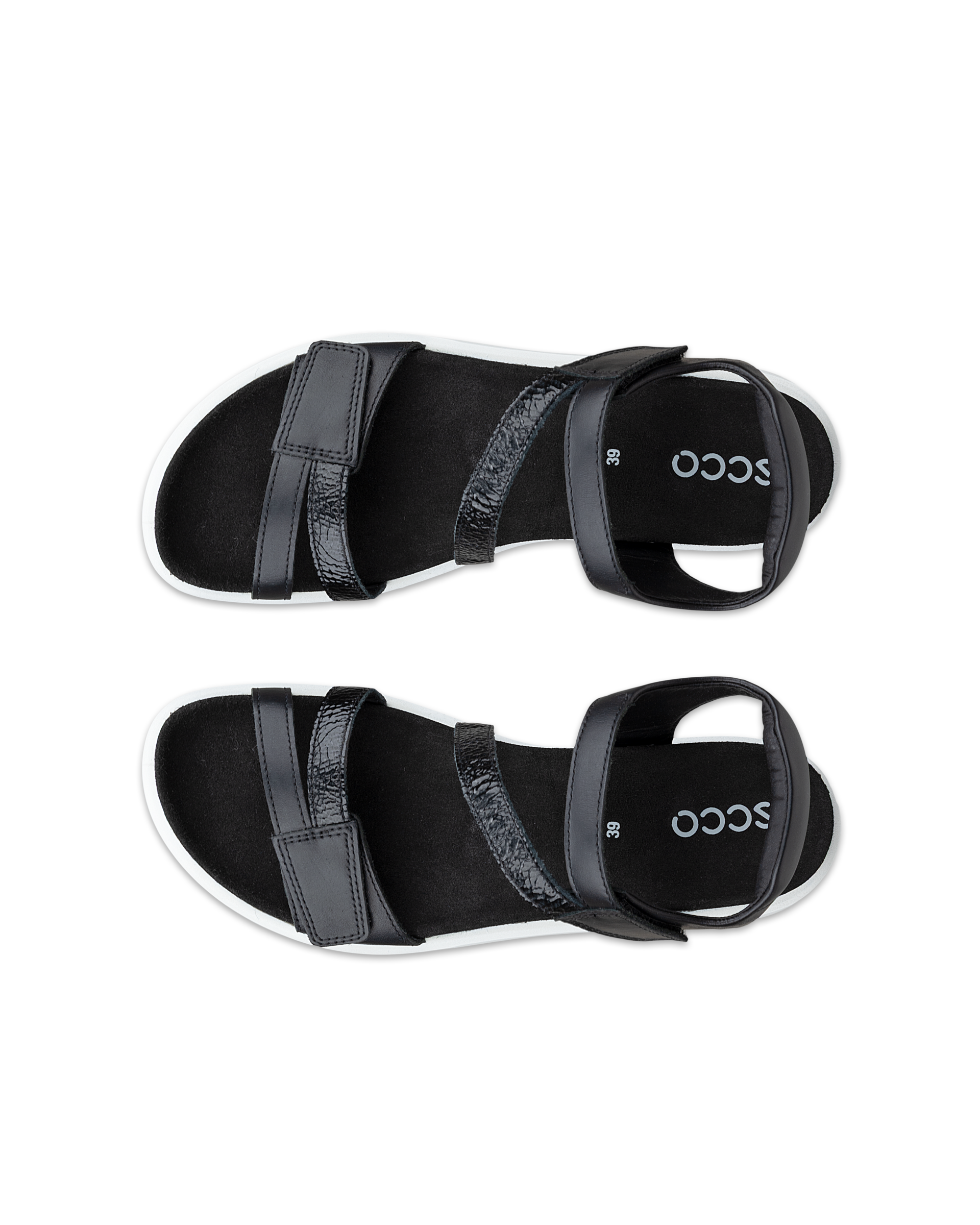 ECCO Soft Sandal — Black
