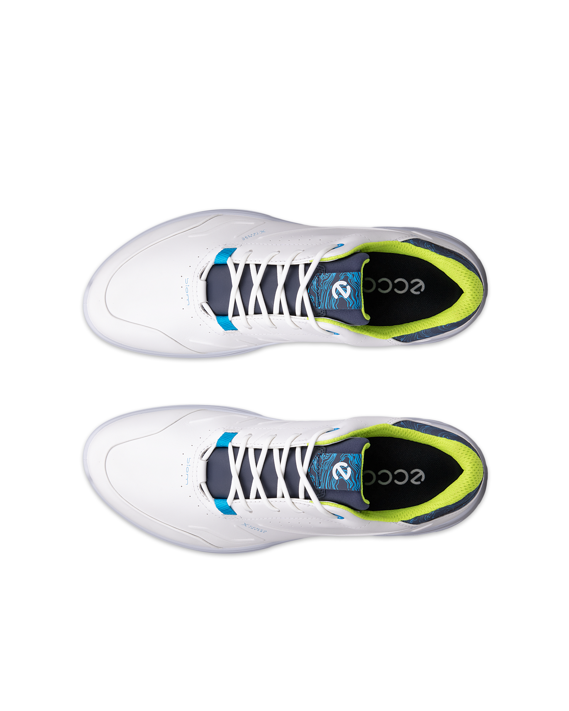 Men's ECCO® Golf Biom H6 Leather Waterproof Golf Shoe | White