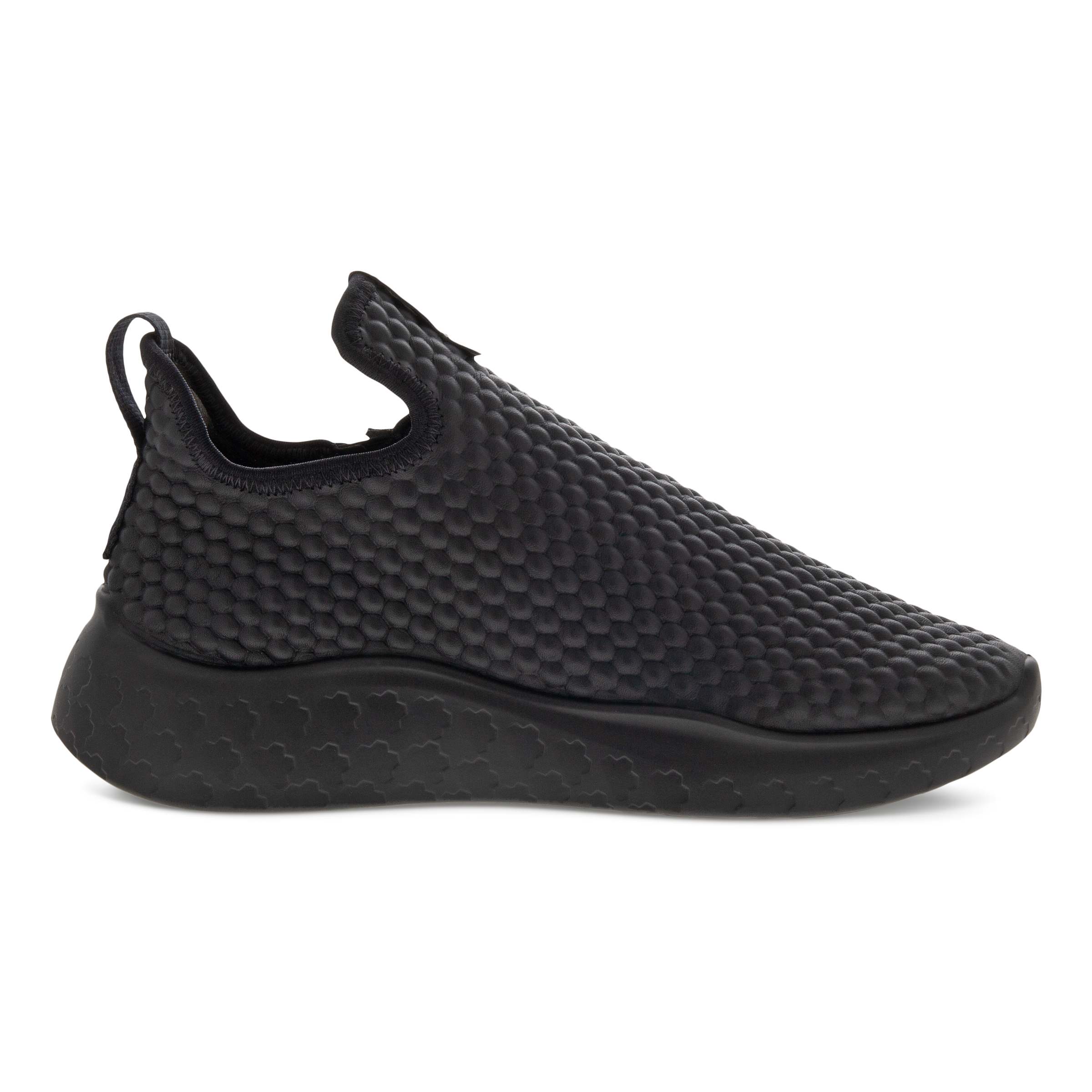 ECCO ブラック スリッポン ECCO Therap ウィメンズ レザースリッポンスニーカー | ブラック