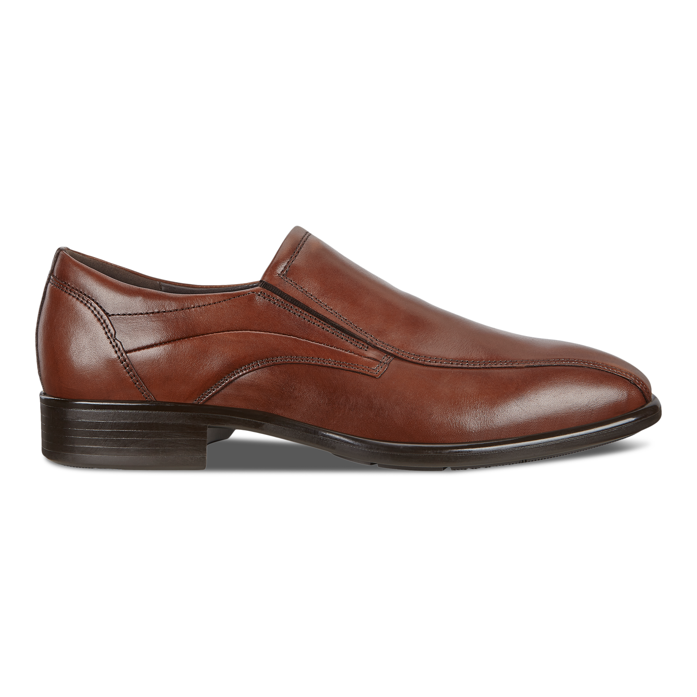 ECCO Citytray メンズ レザースリッポンドレスシューズ | ブラック