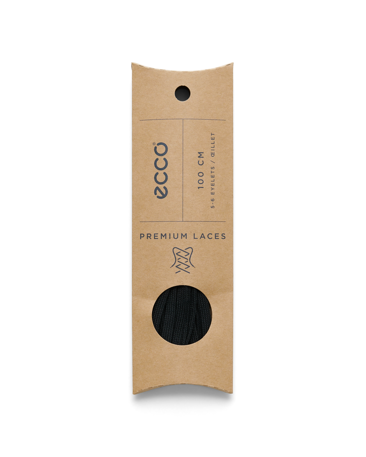 ECCO Flat Laces — Black
