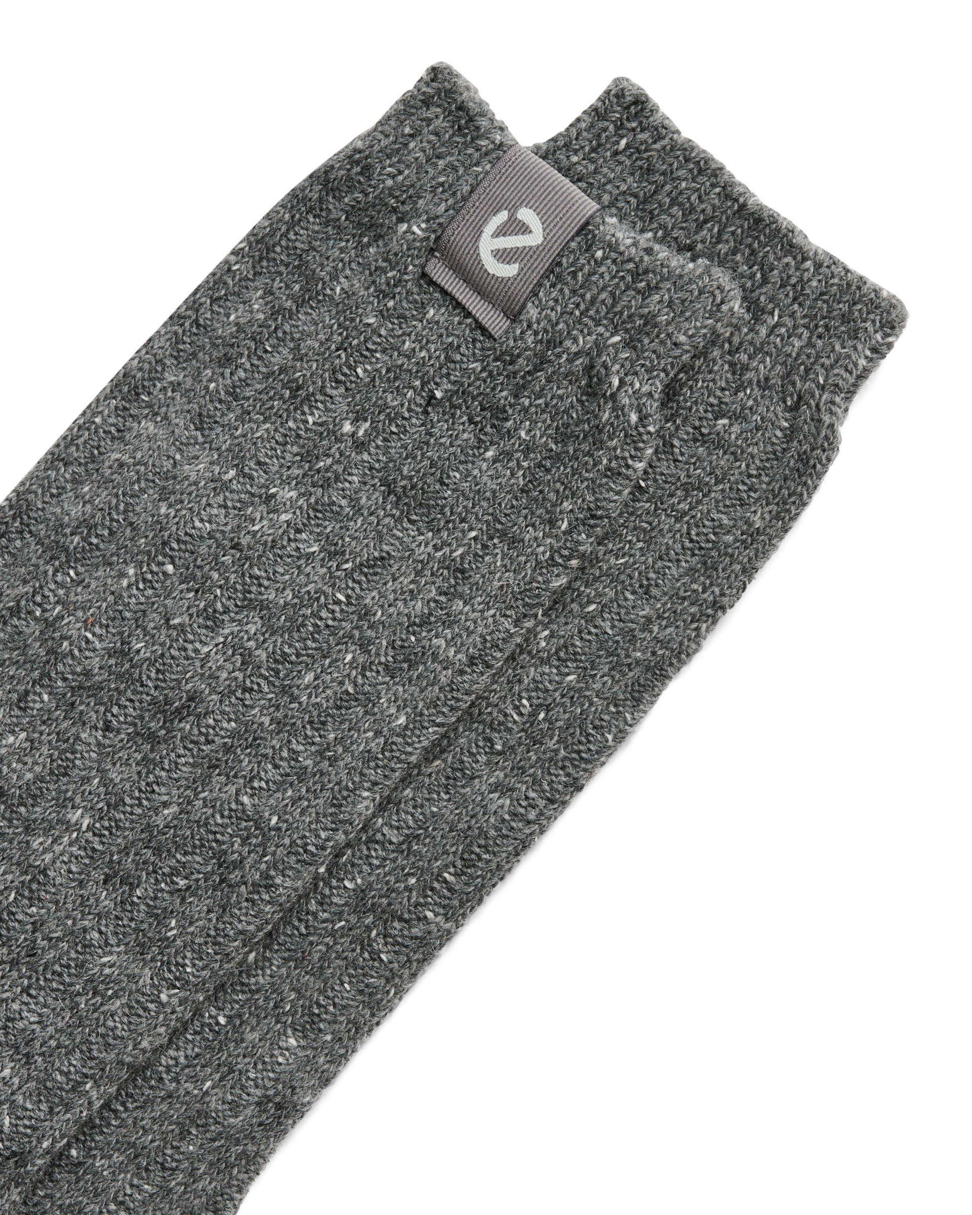 ECCO Hygge Ribbed Mid Cut — Grau