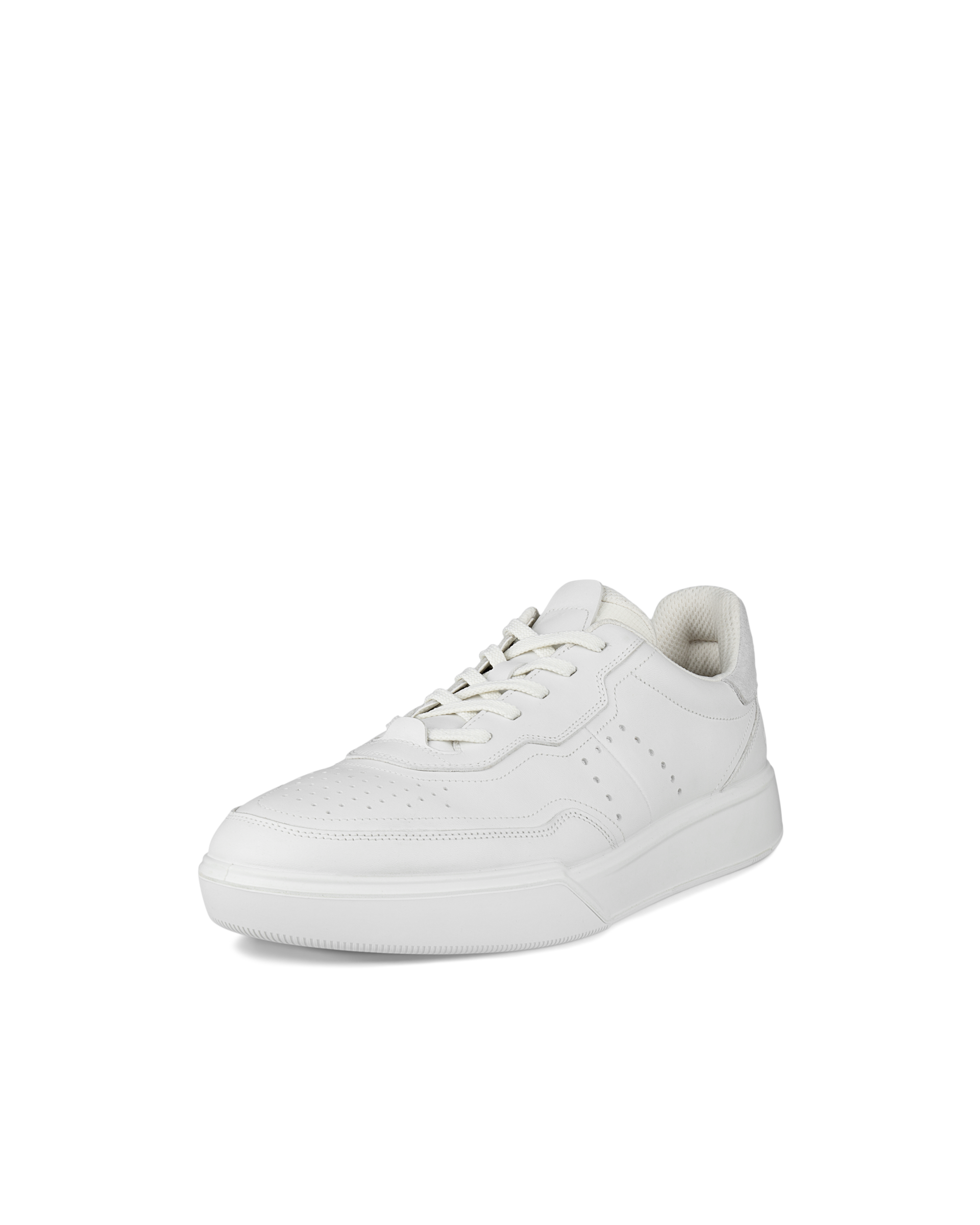 ECCO street court MENメンズ レザースニーカー | ホワイト ECCO street court MENメンズ レザースニーカー | ホワイト
