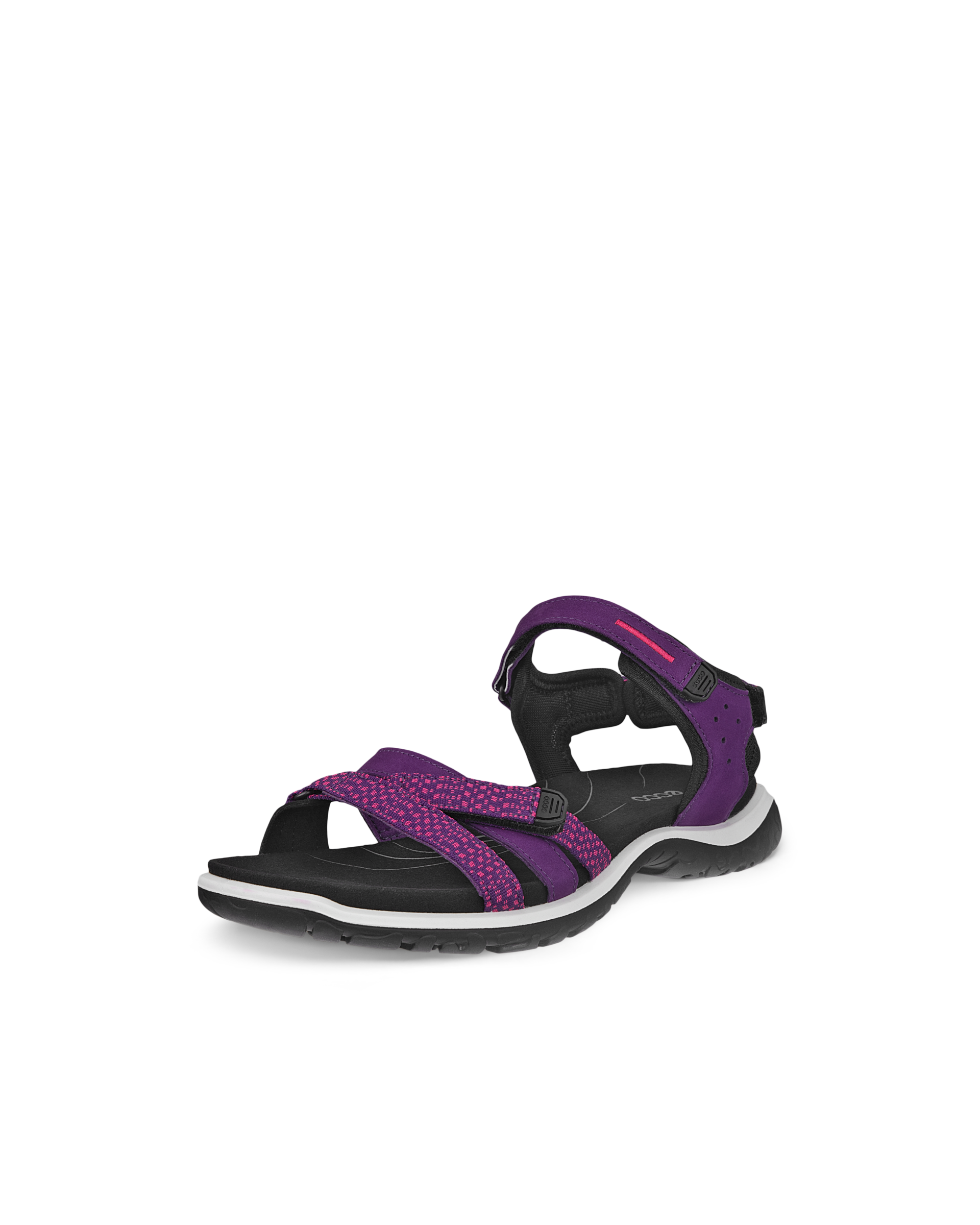 ECCO® Offroad Roam Dames nubuck sandaal met twee bandjes - Paars - Main