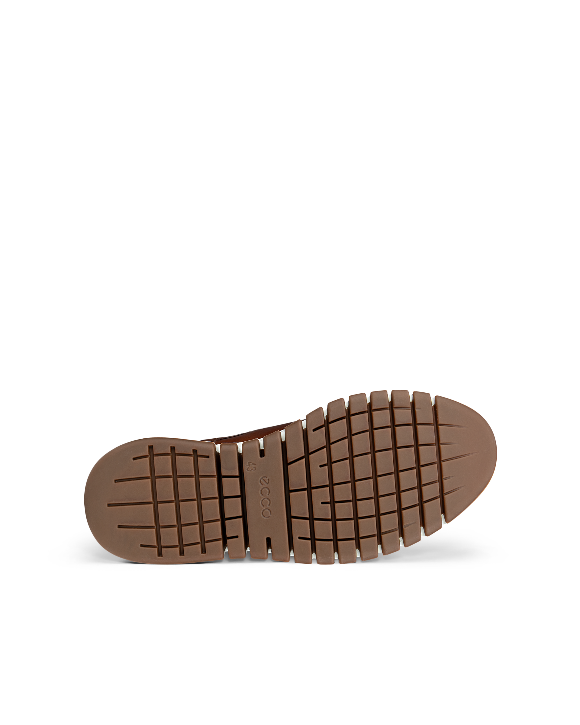 Sapatos couro homem ECCO® Gruuv Studio - Castanho - Sole