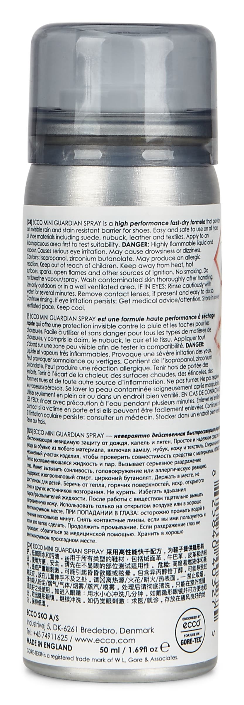 ECCO Mini Repel 50ml 防水スプレー - ホワイト - Back