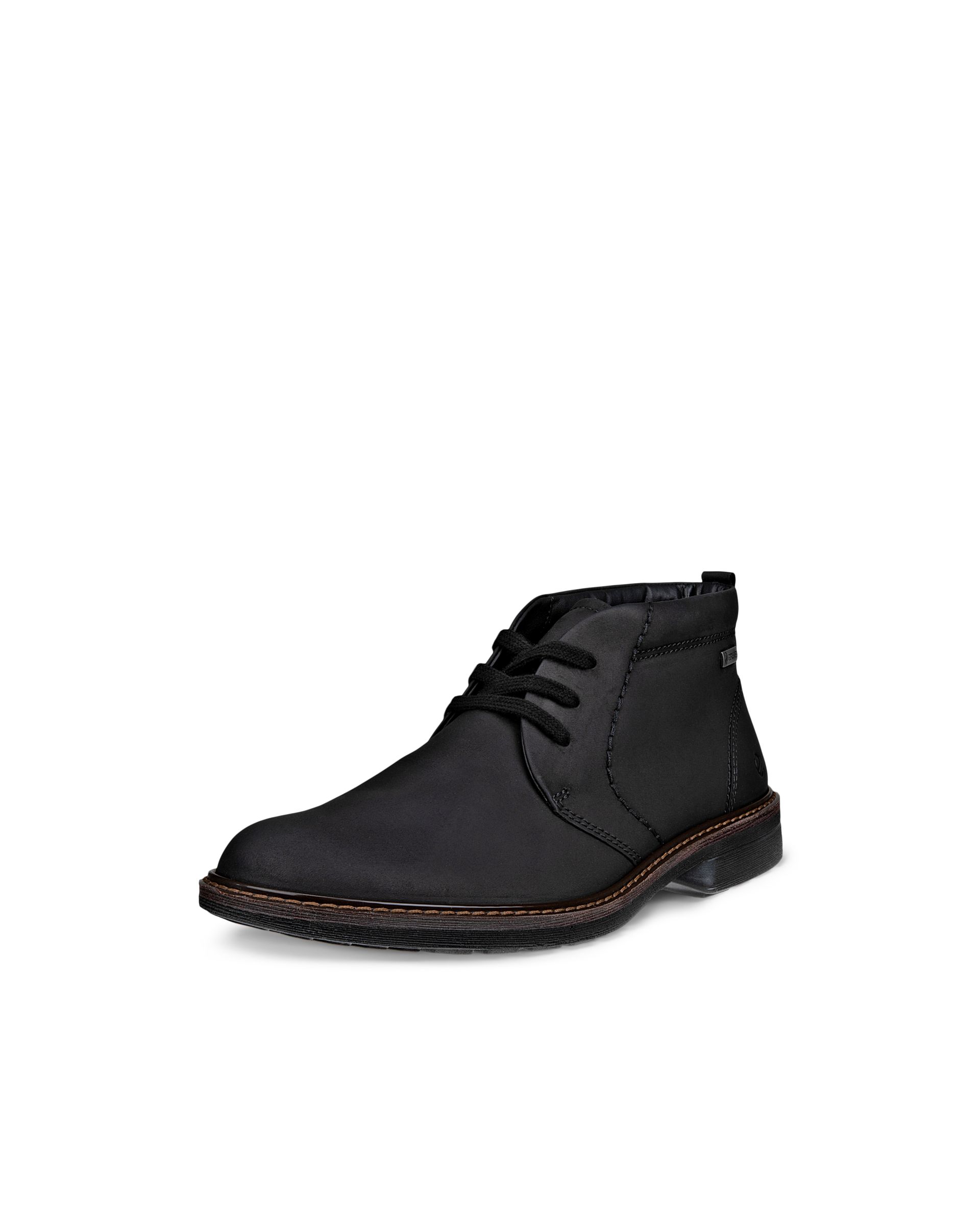 Men's ECCO® Turn Nubuck Gore-Tex Ankle Boot - Black - Main