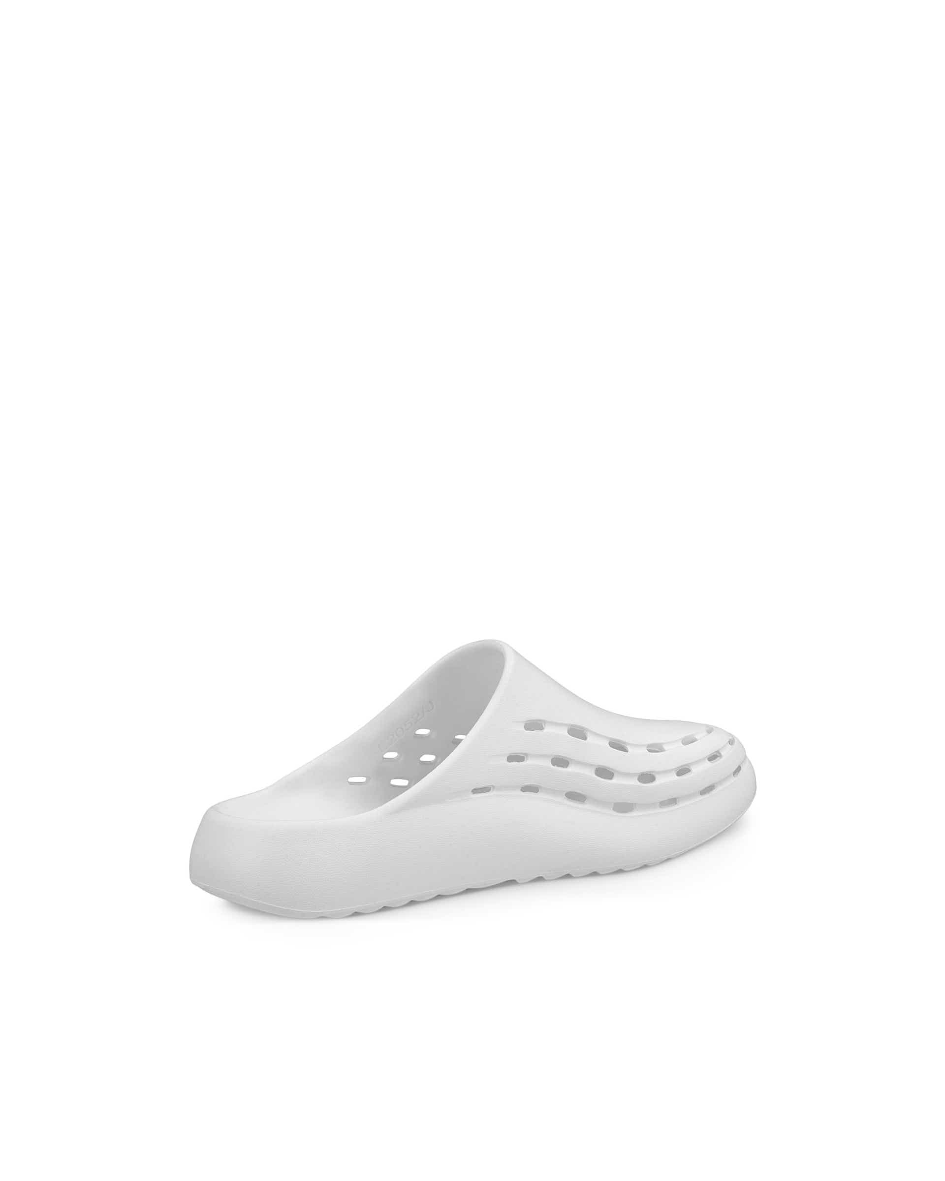 Women's ECCO® Cozmo Slide Slider - White - Back