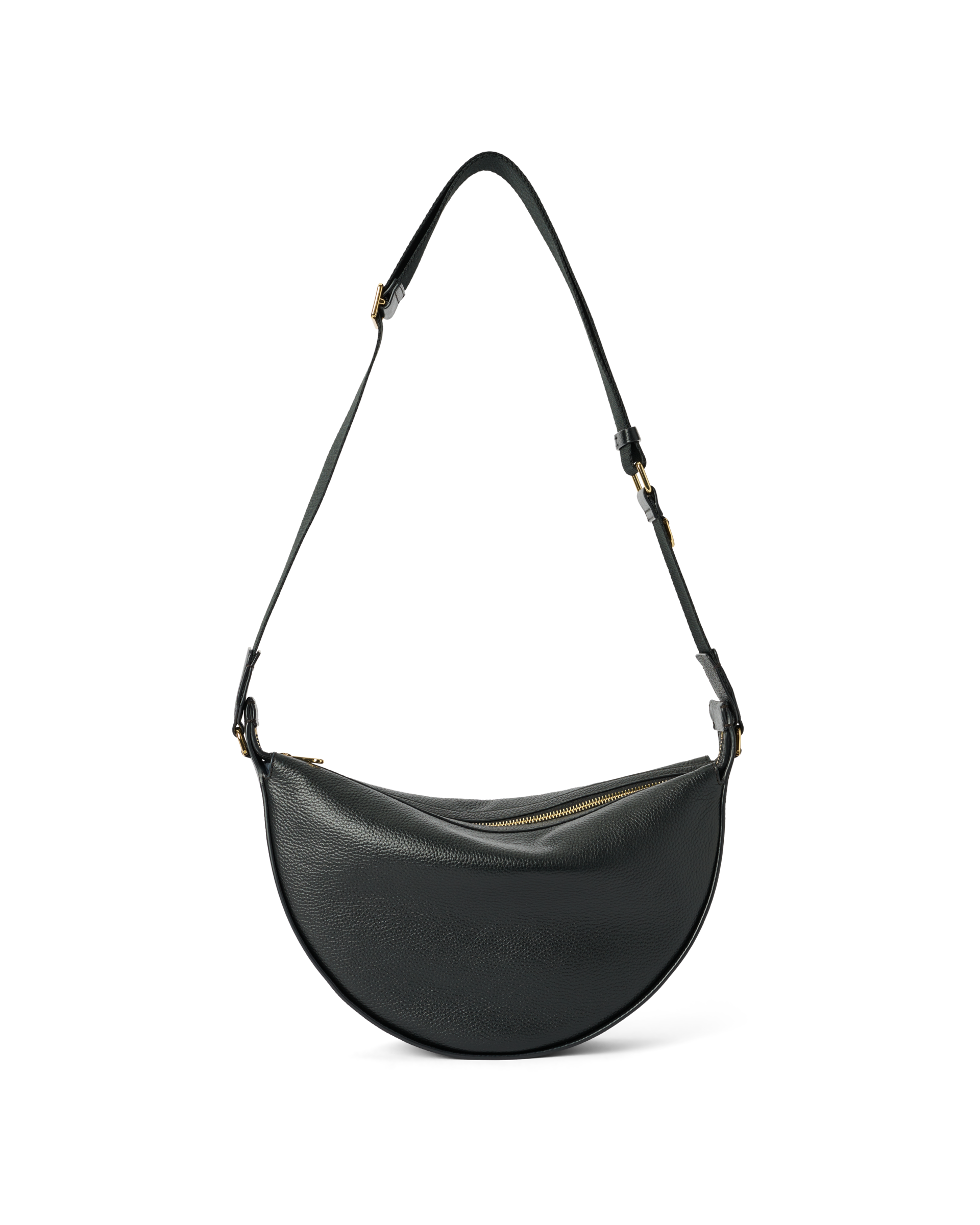 ECCO® Medium Fortune Leather Crossbody Bag | Black