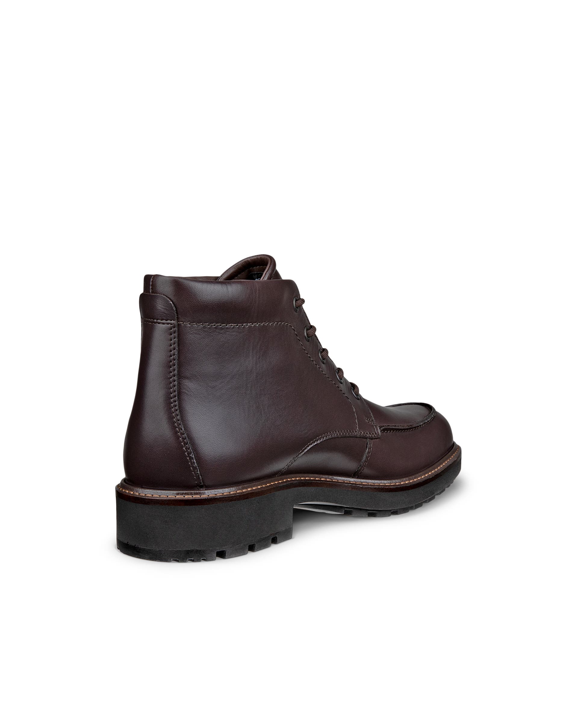 Men's ECCO® METROPOLE OSLO Leather Gore-Tex Mid-Cut Boot - Brown - Back