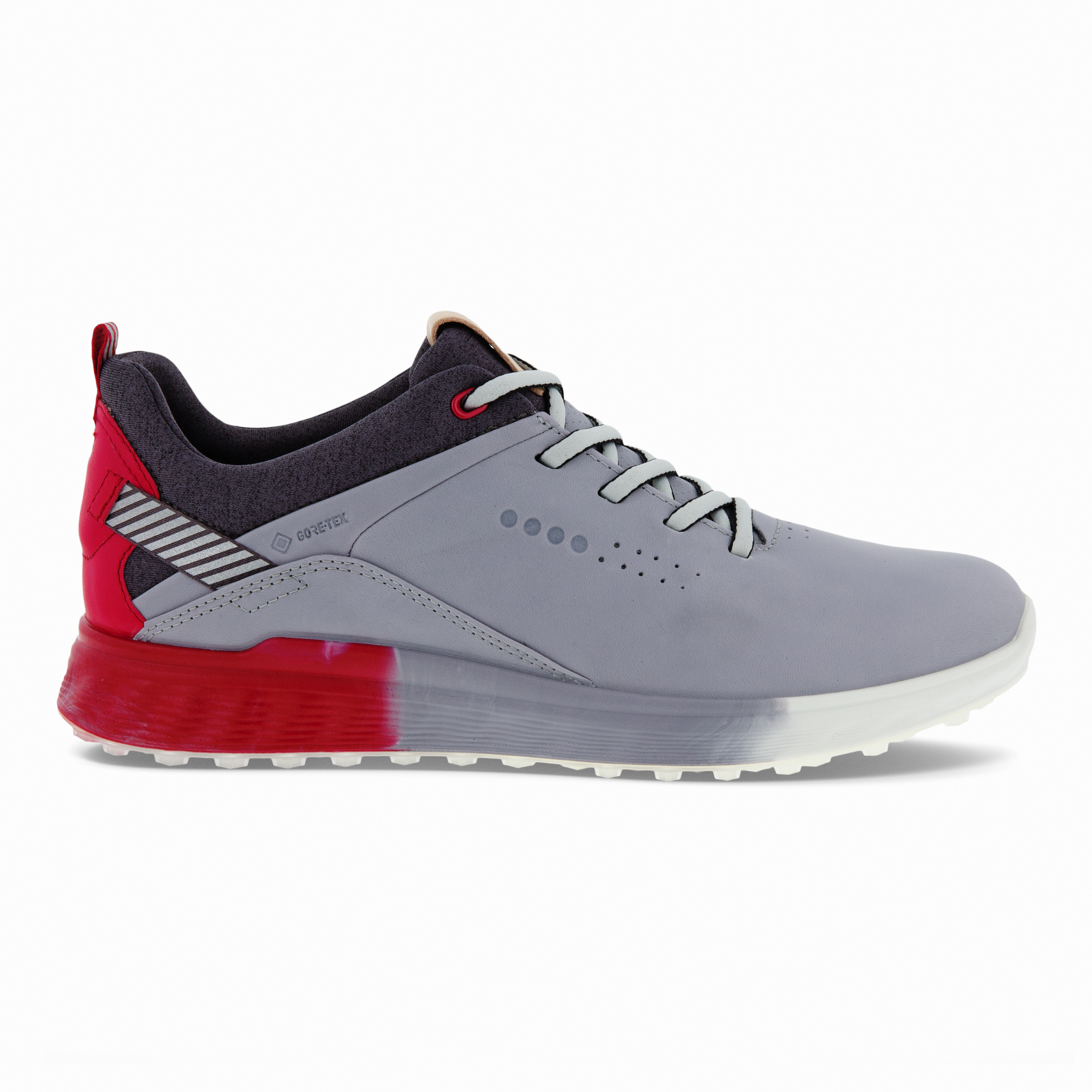 Ladies ECCO® Golf S-Three Leather Gore-Tex Shoe | White