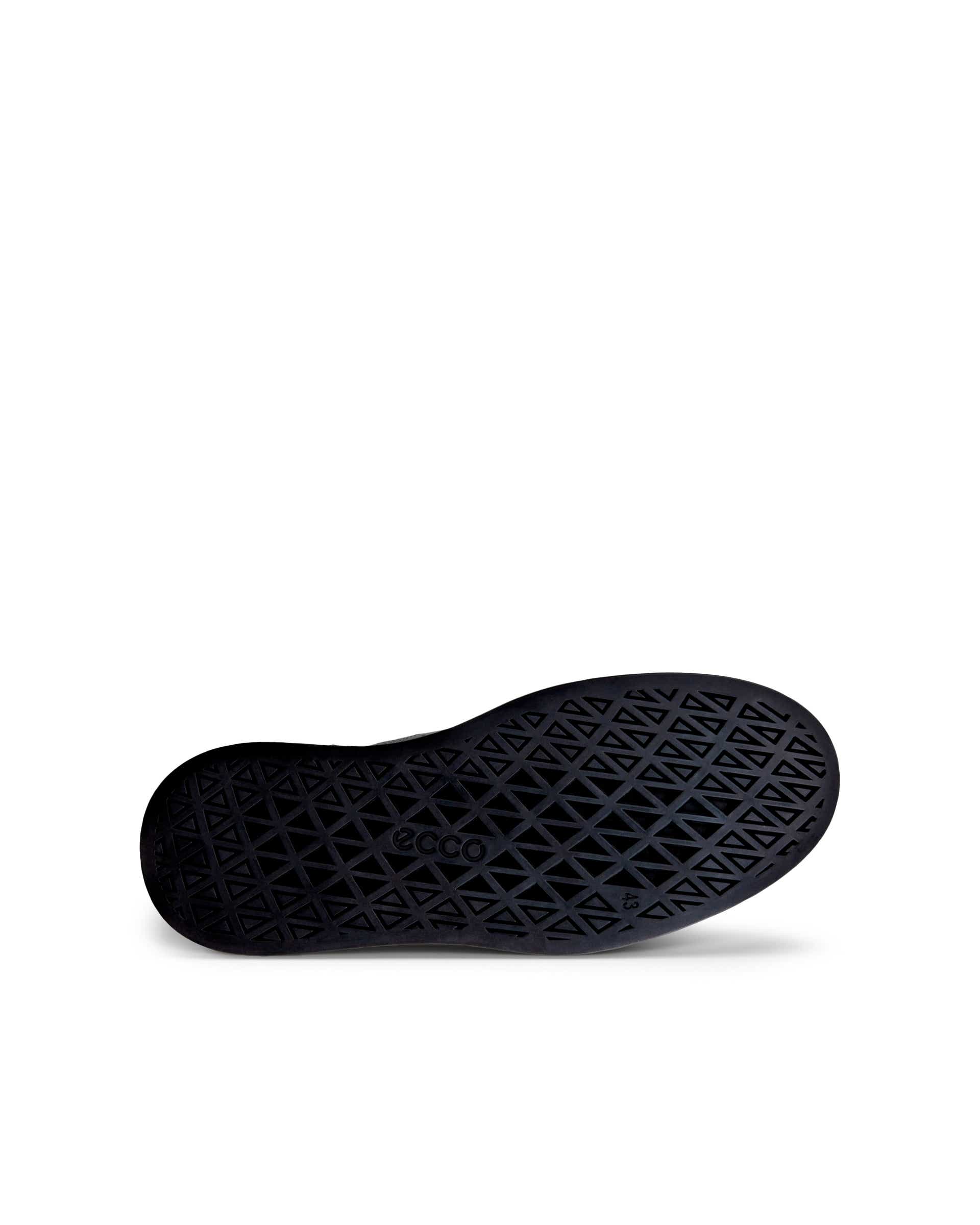 ECCO STREET ACE MENS メンズ レザースニーカー - グレー - Sole