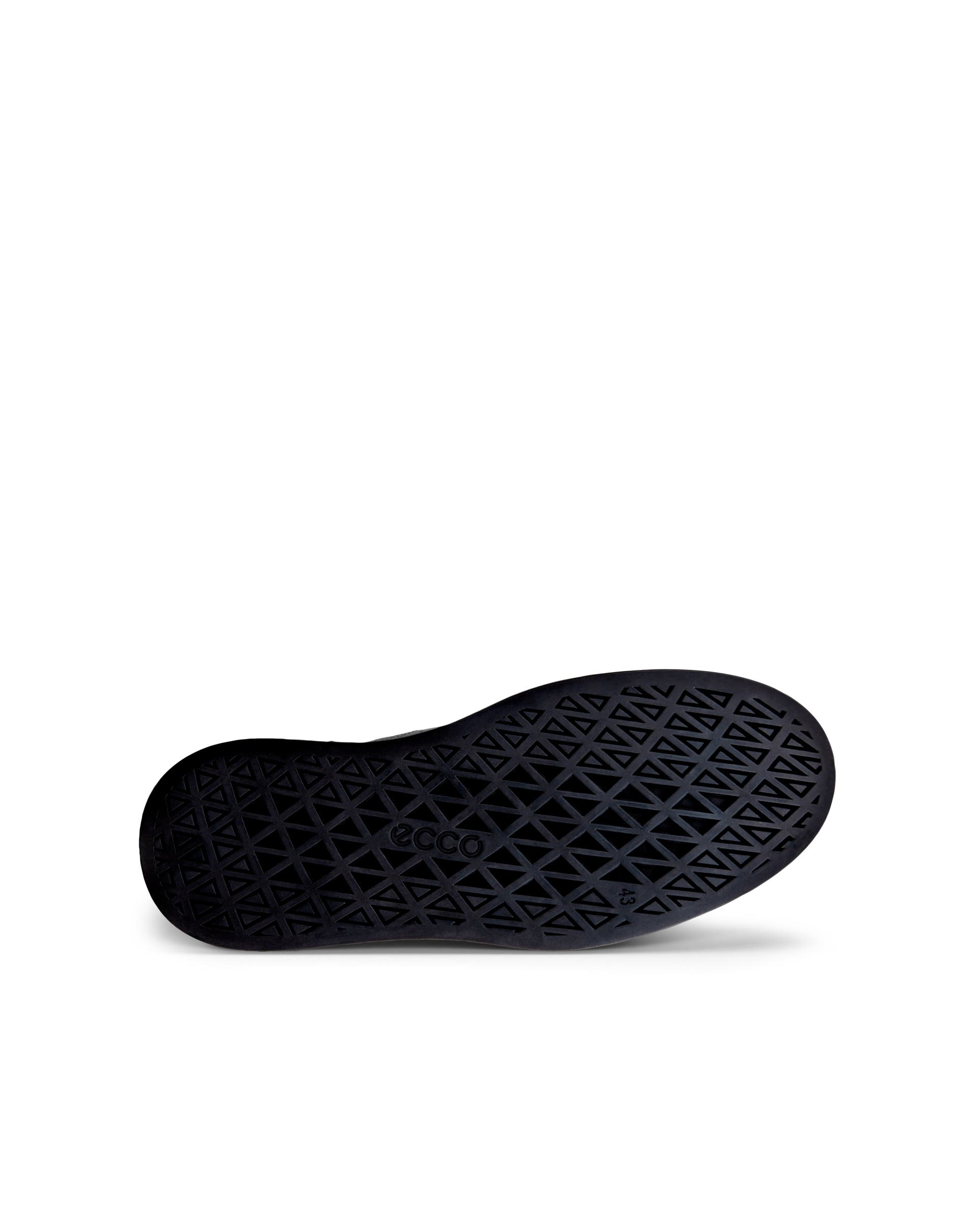 ECCO STREET ACE MENS メンズ レザースニーカー - グレー - Sole