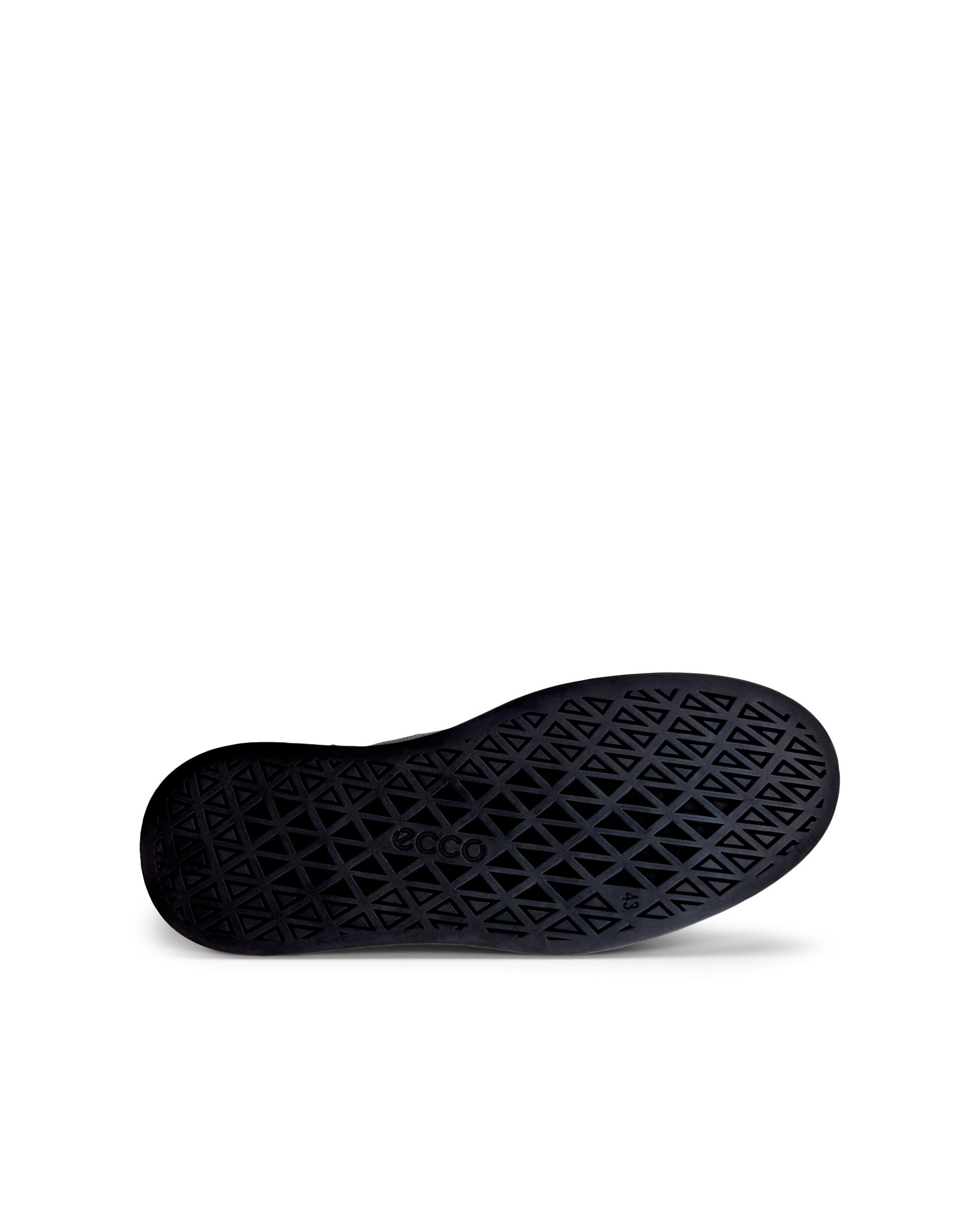 ECCO STREET ACE MENS メンズ レザースニーカー - グレー - Sole