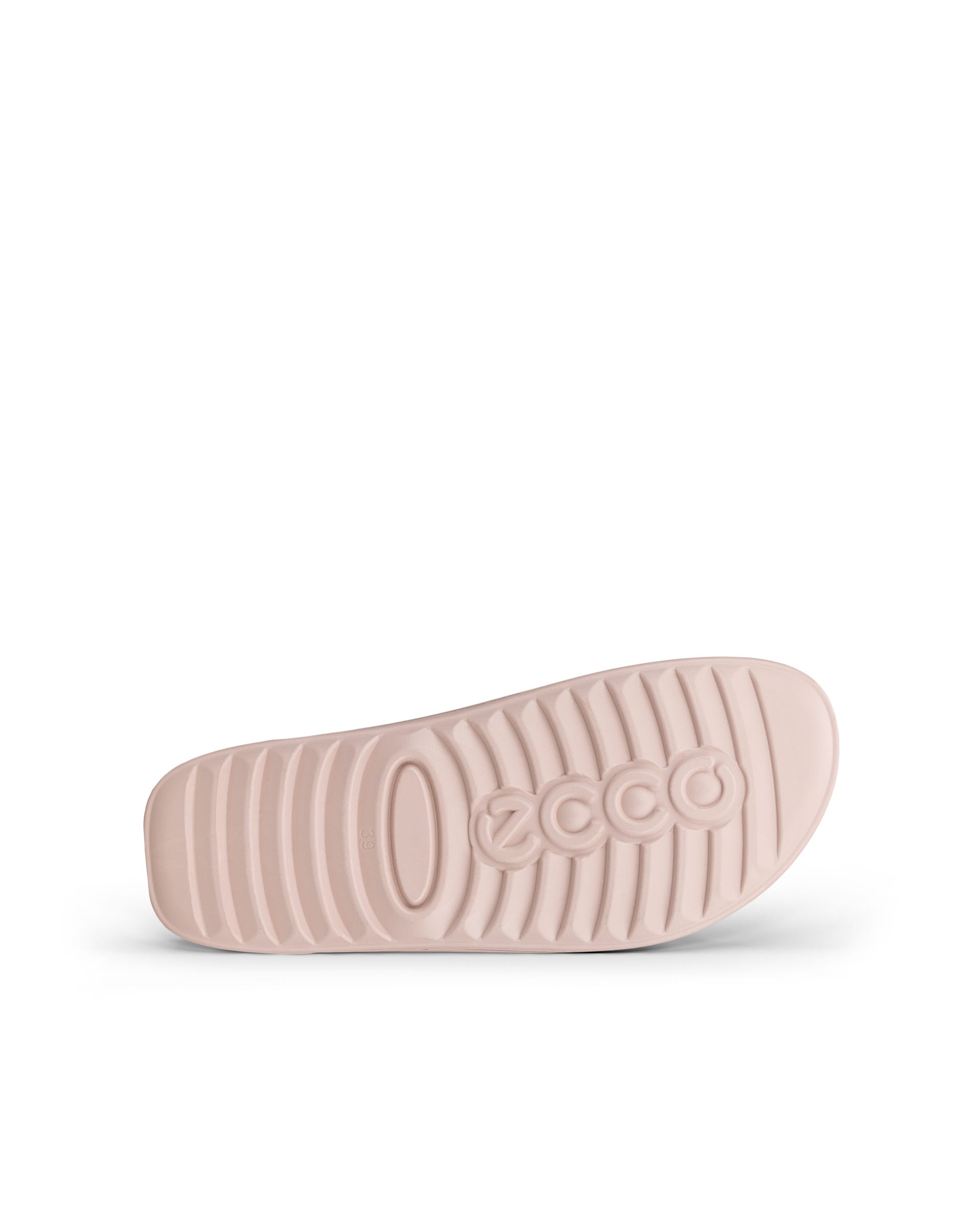 Women's ECCO® Cozmo Leather Two Strap Sandal - Red - Sole