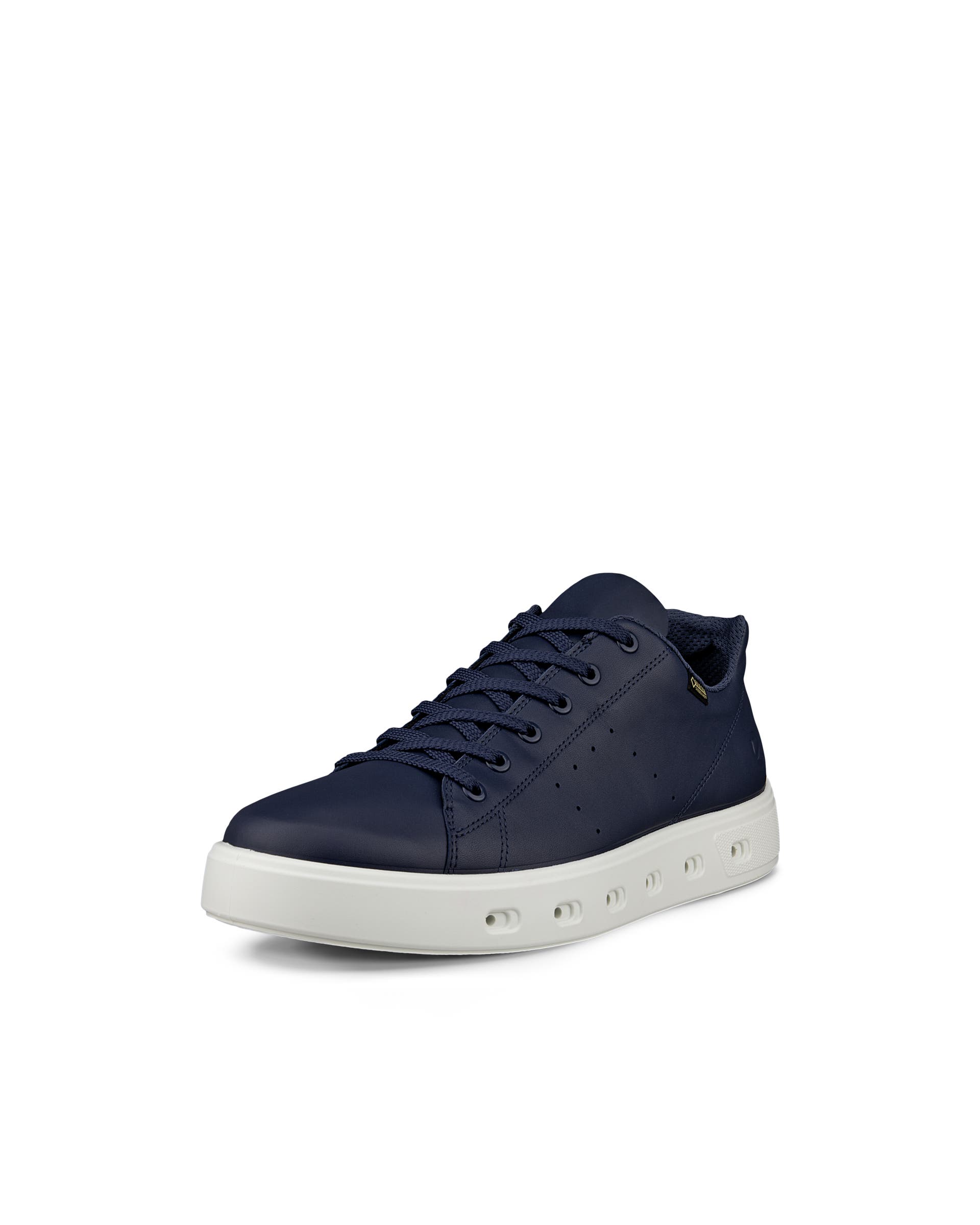 ECCO® Street 720 Heren leren sneaker met Gore-Tex - Blauw - Main