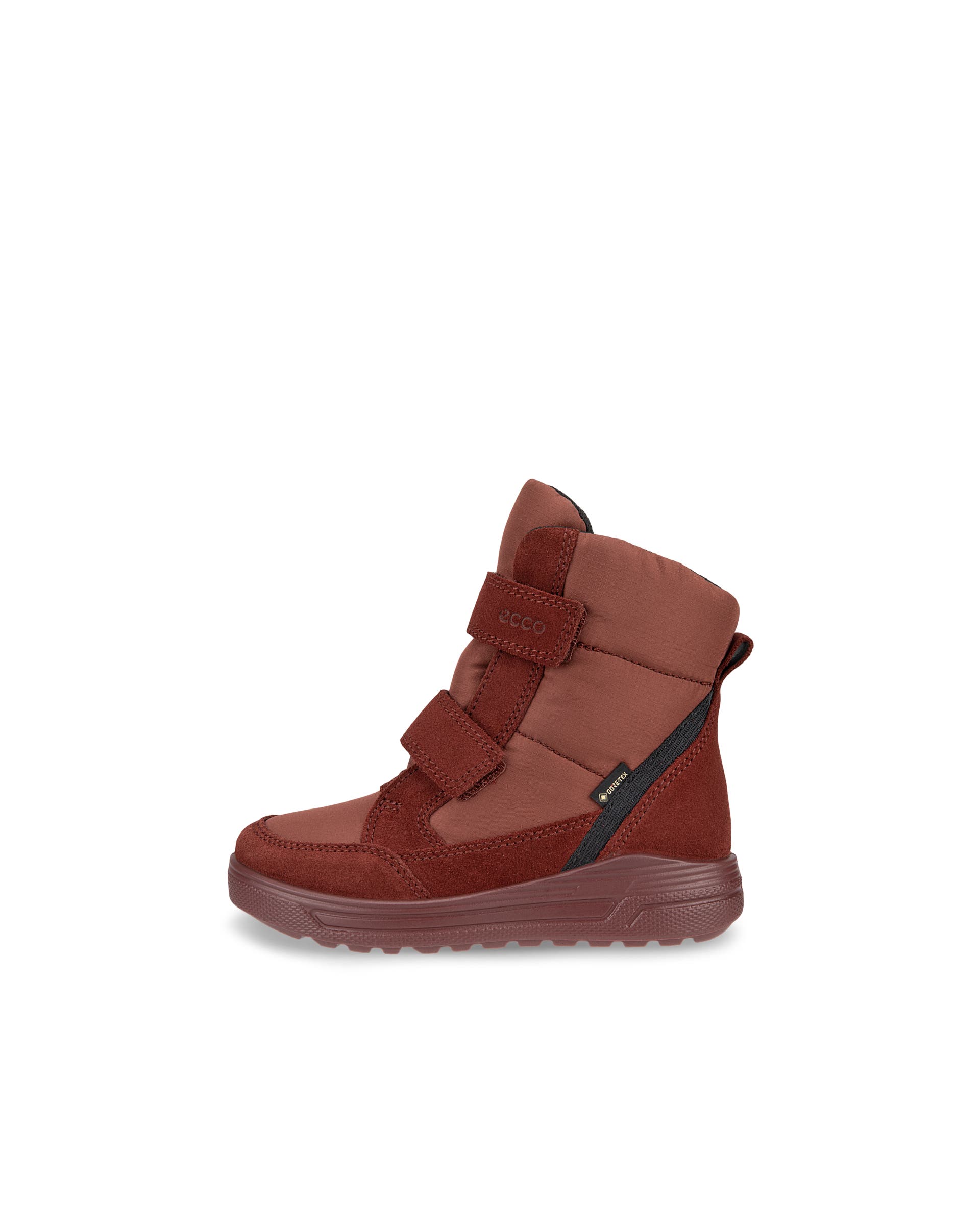 Kids' ECCO® Urban Snowboarder Suede Gore-Tex Winter Boot - Red - Outside