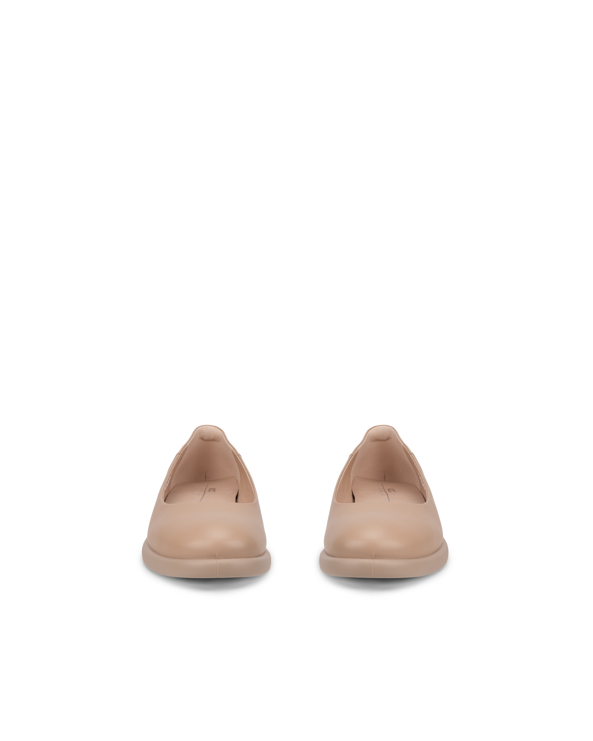 ECCO Sculpted LX ウィメンズ レザーバレリーナ - ブラウン - Front pair