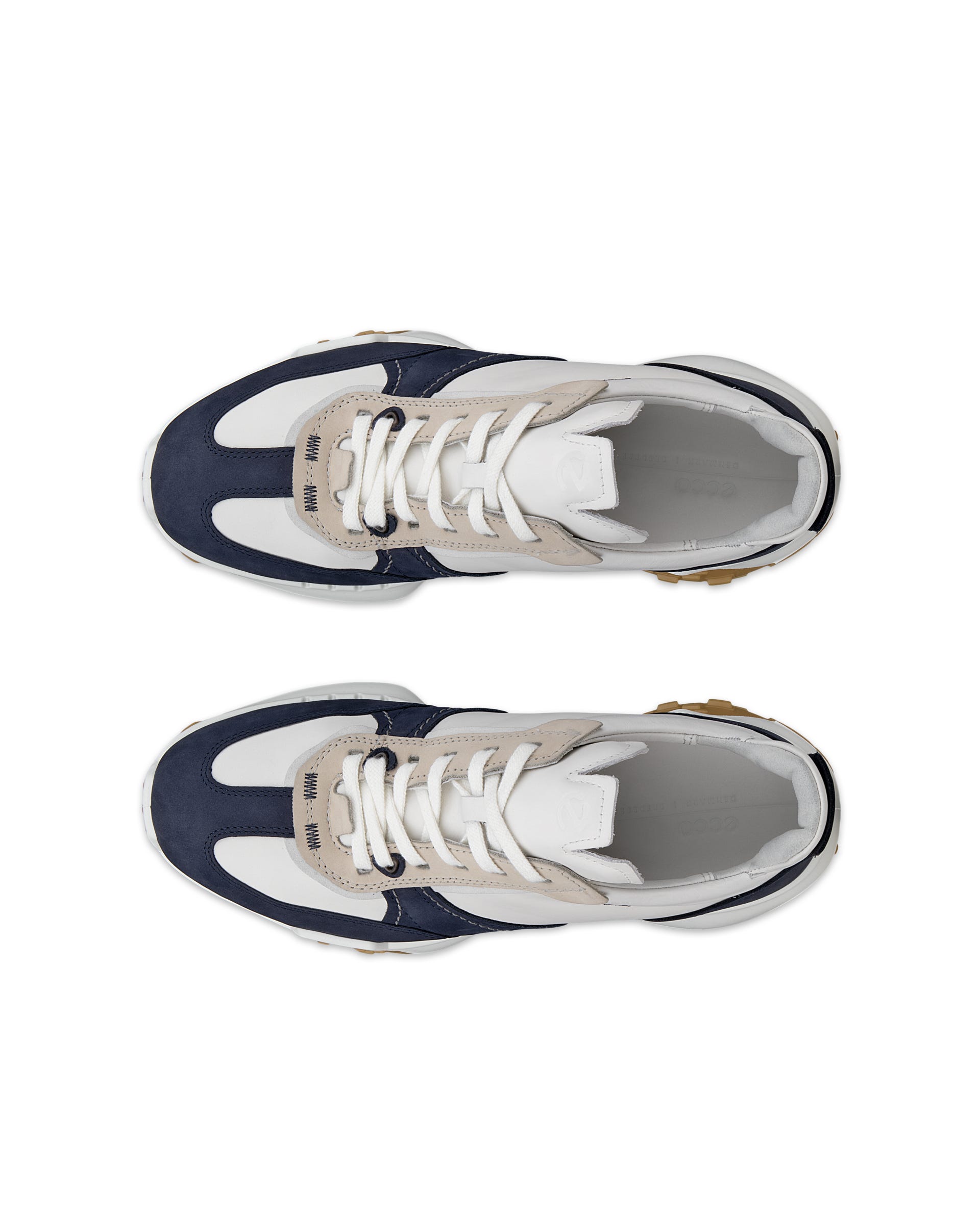 ECCO® Retro Sneaker Herren Ledersneaker - Mehrfarbig - Top left pair