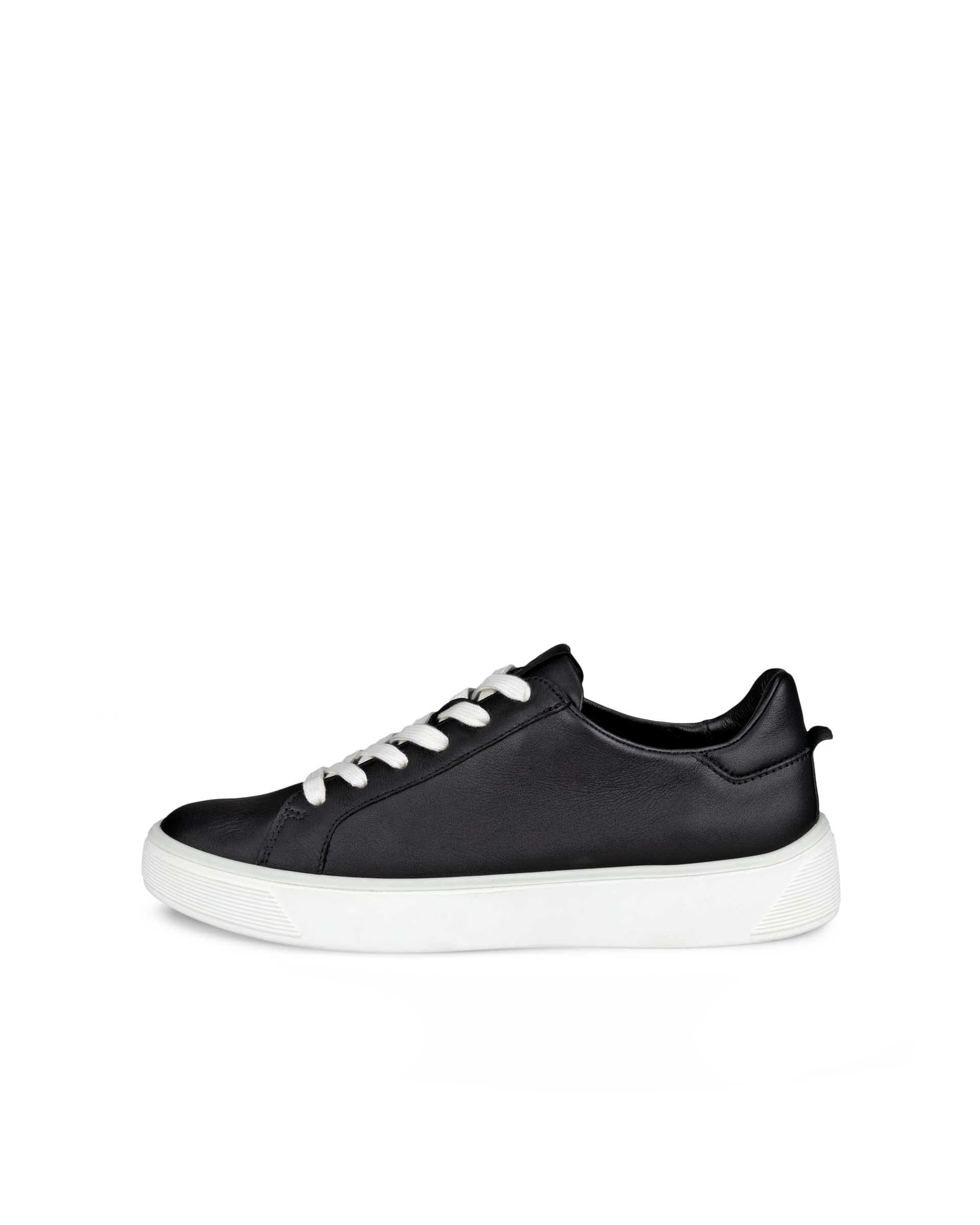 ECCO® Street Tray Dames leren sneaker Zwart - Main Image