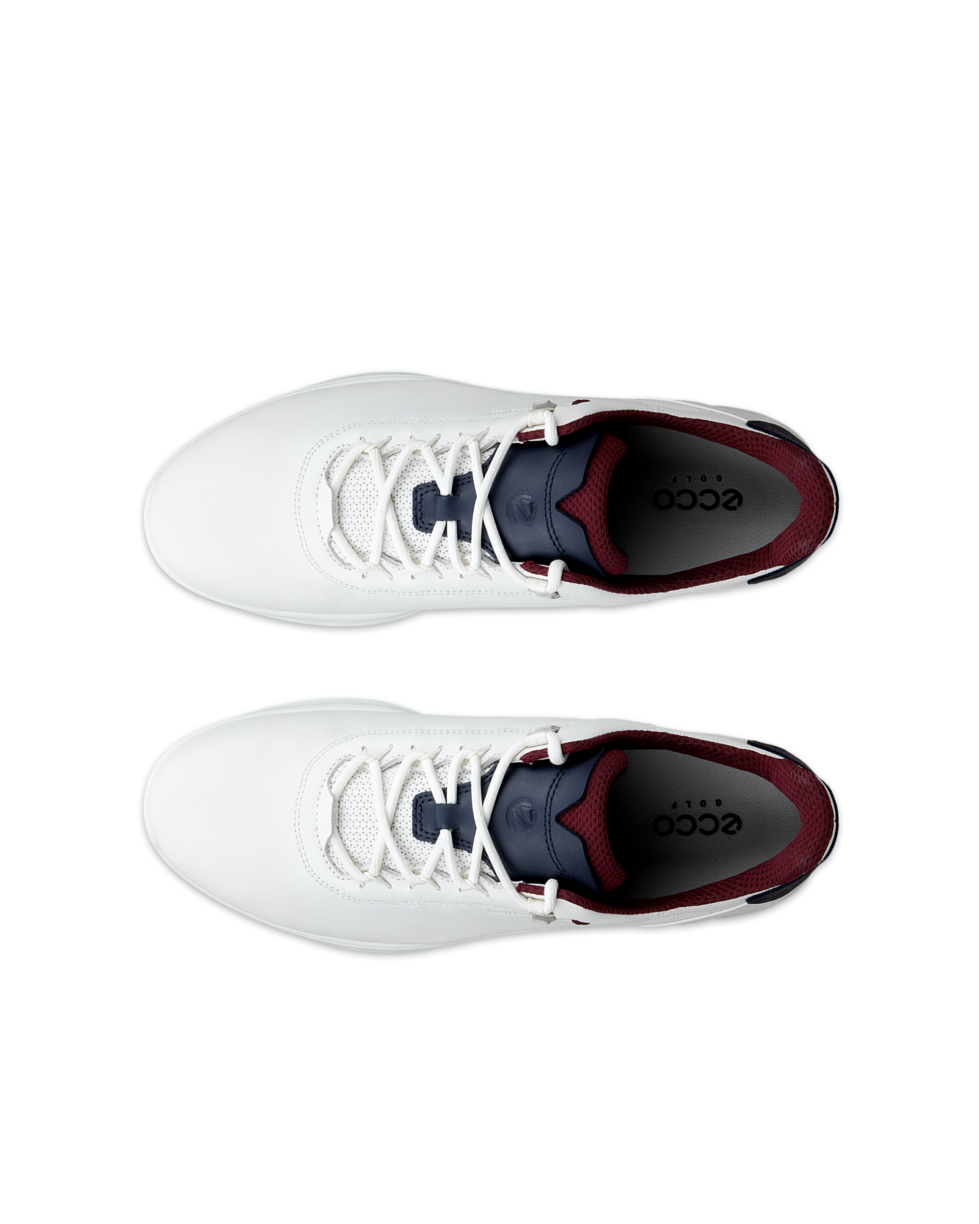 ECCO MENS GOLF S-CASUAL メンズ レザー防水ゴルフシューズ | ホワイト
