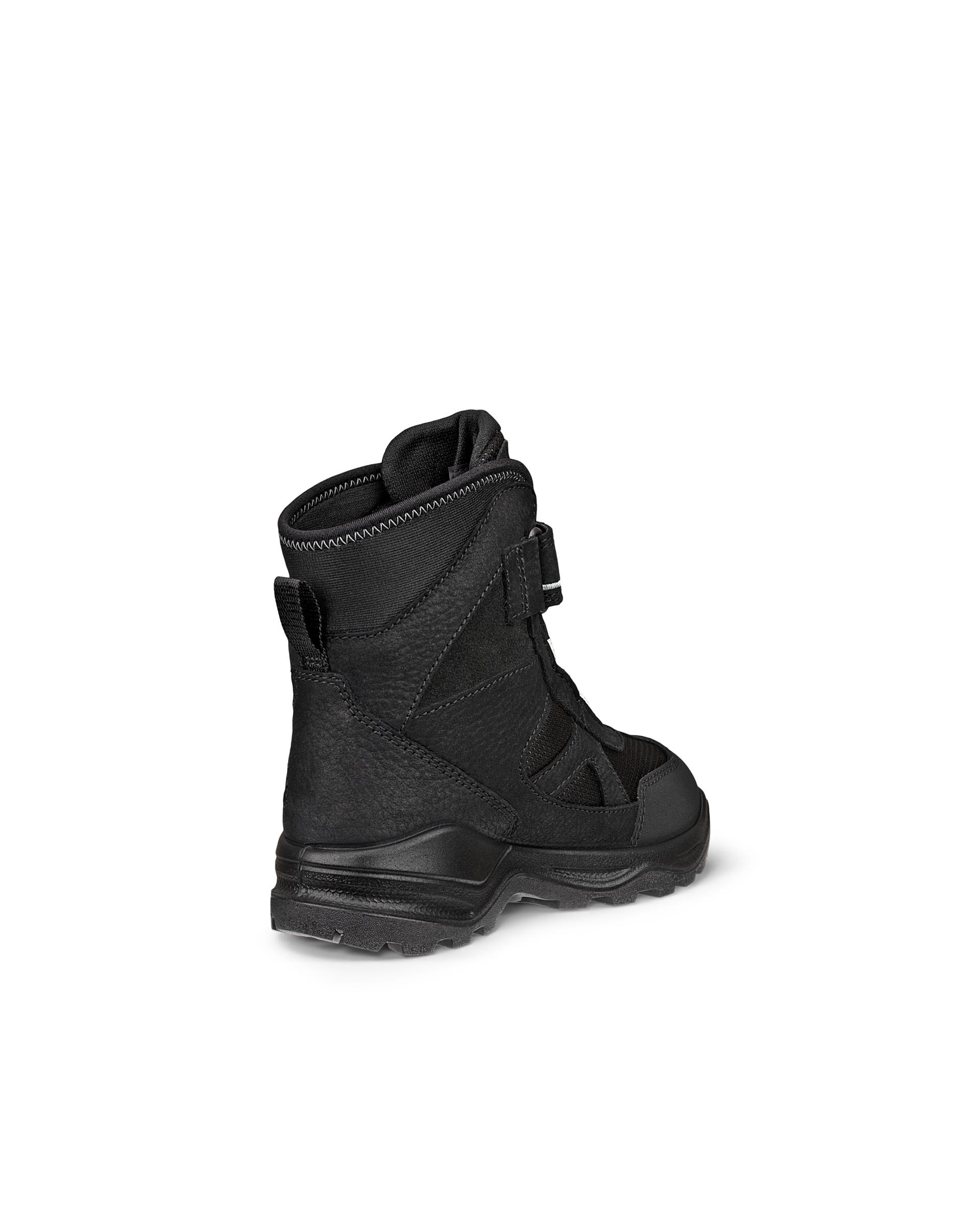 ECCO® Snow Mountain Vattentät vintersko i nubuck  barn - Svart - Back