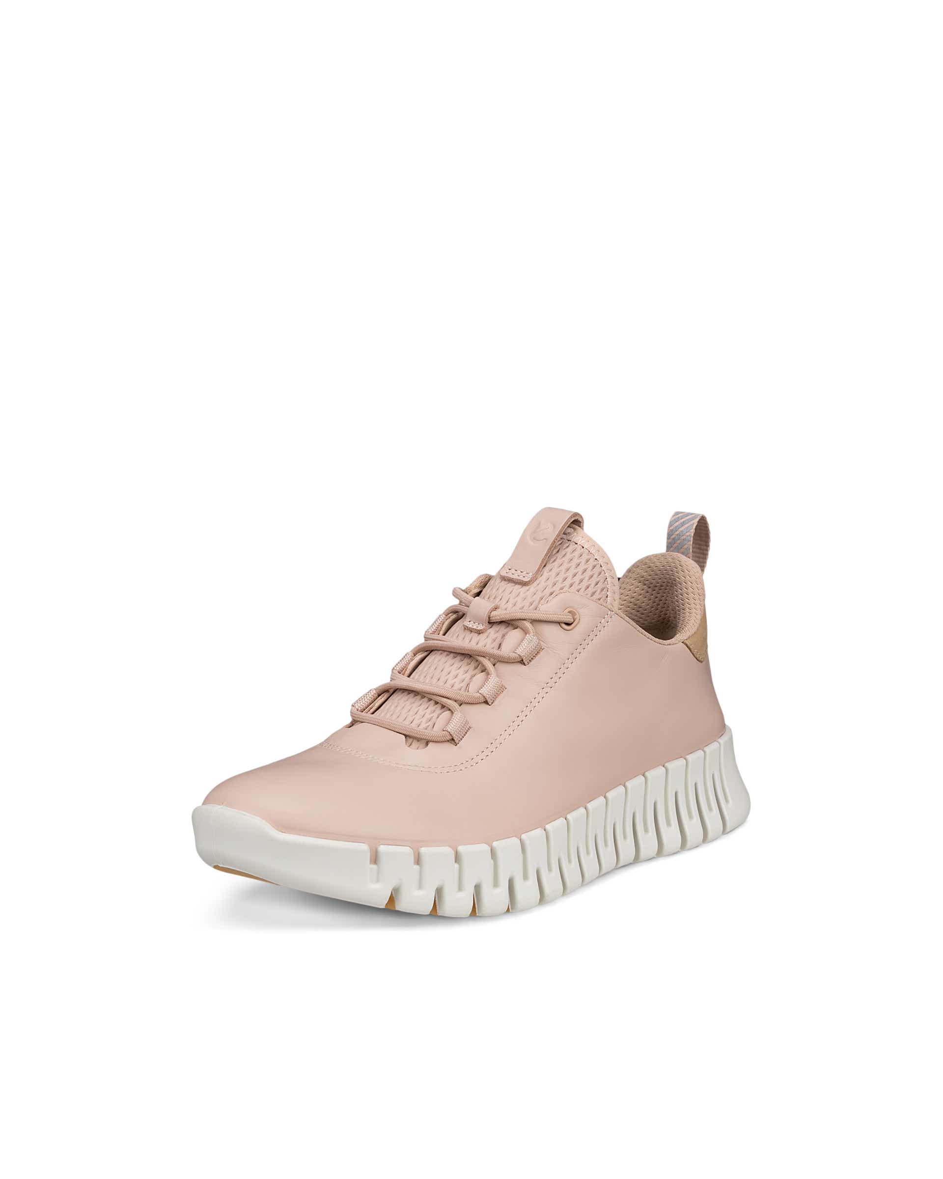 Women's ECCO® Gruuv Leather Sneaker - Pink - Main